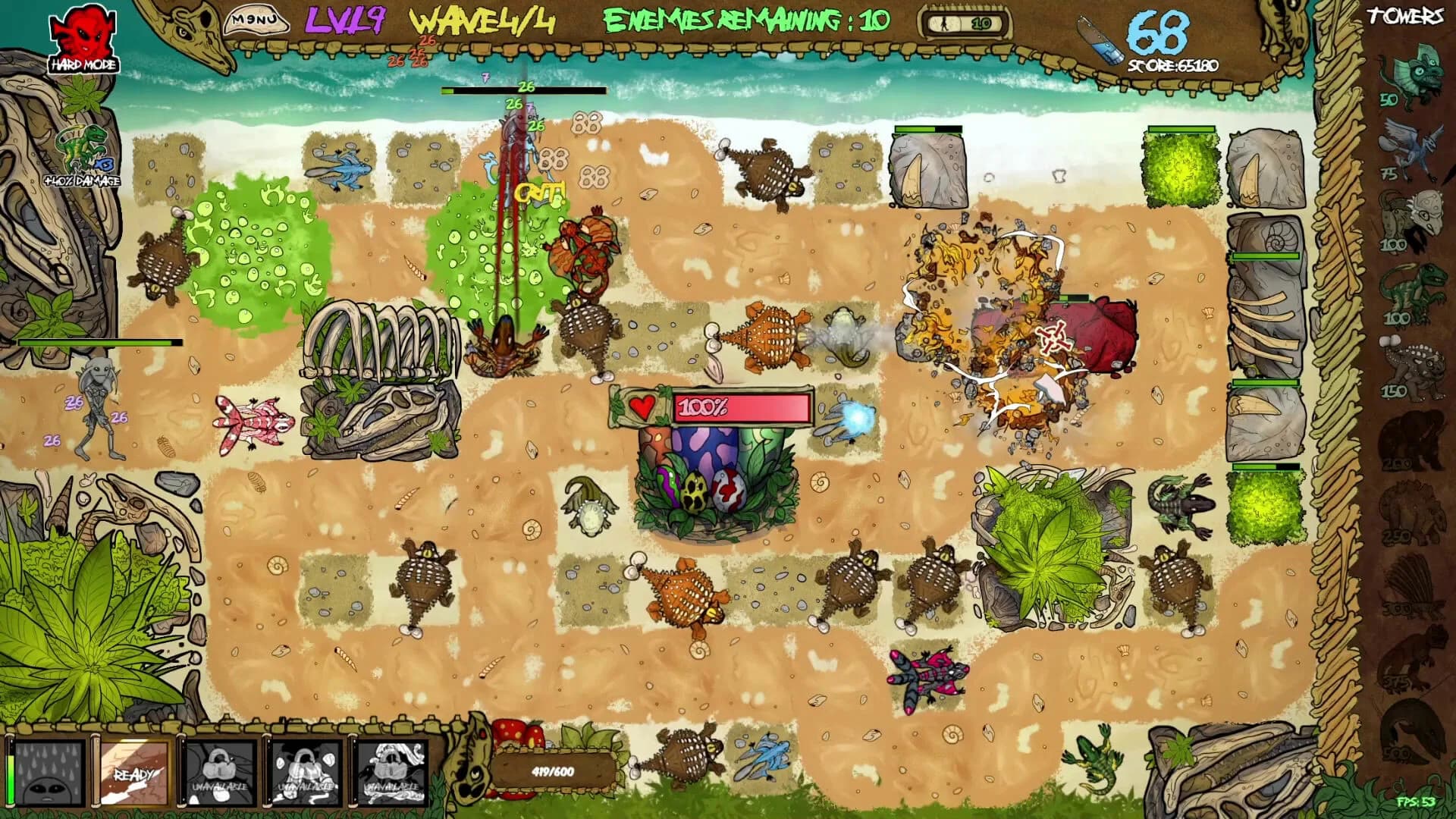 Dino V. Xeno - Tower Defense görsel 2