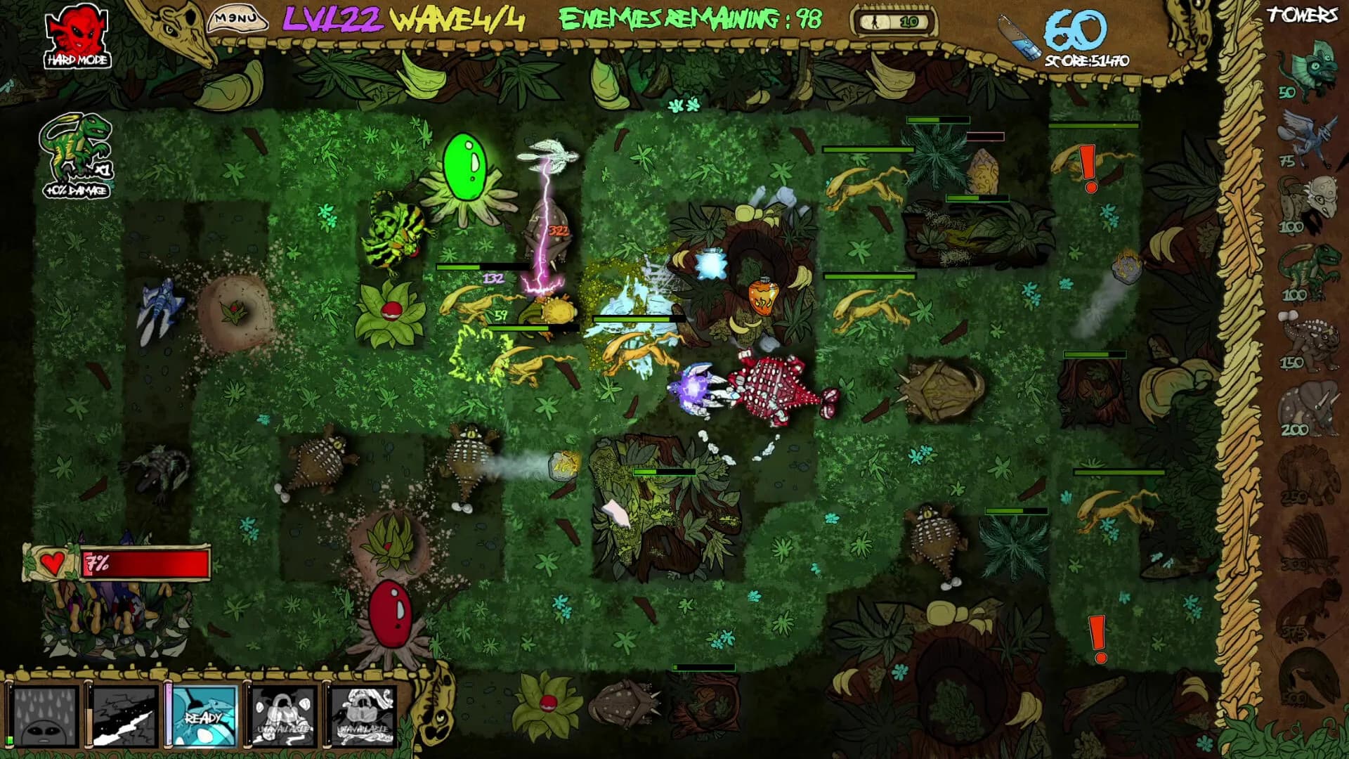 Dino V. Xeno - Tower Defense görsel 4