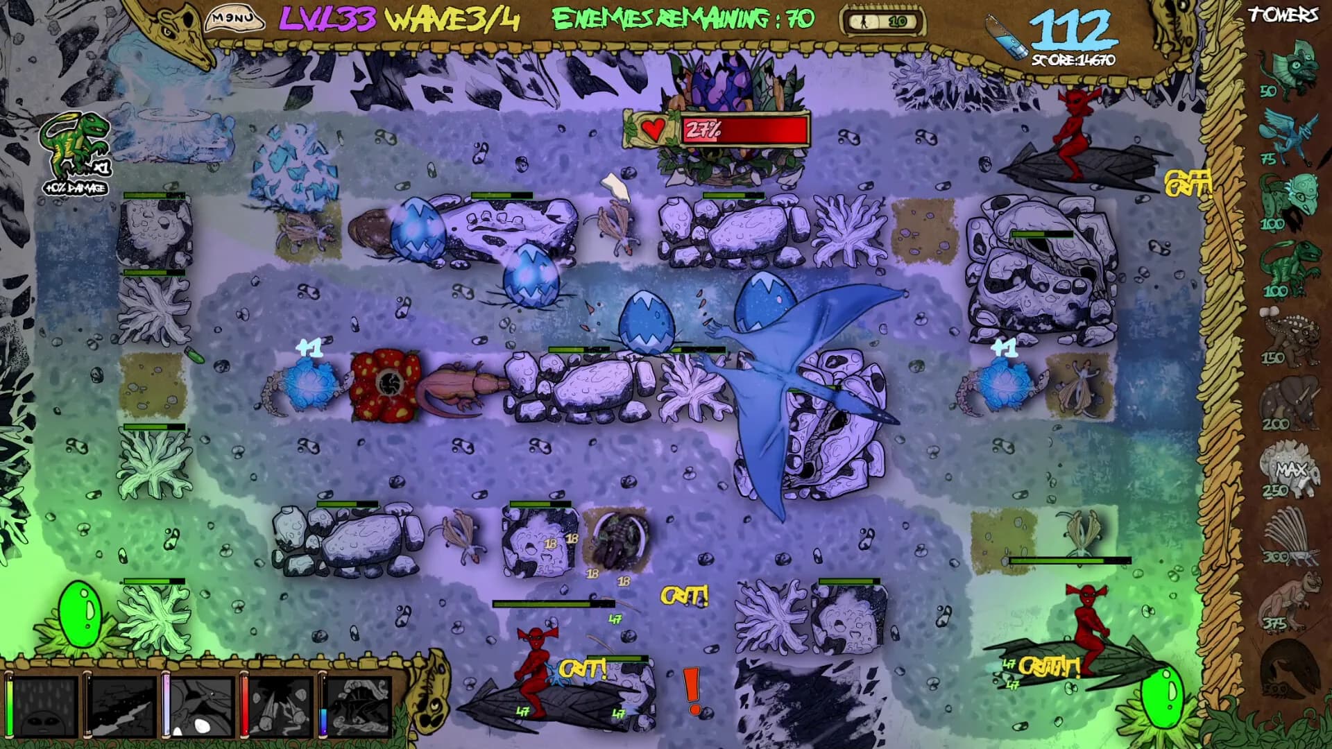 Dino V. Xeno - Tower Defense görsel 7
