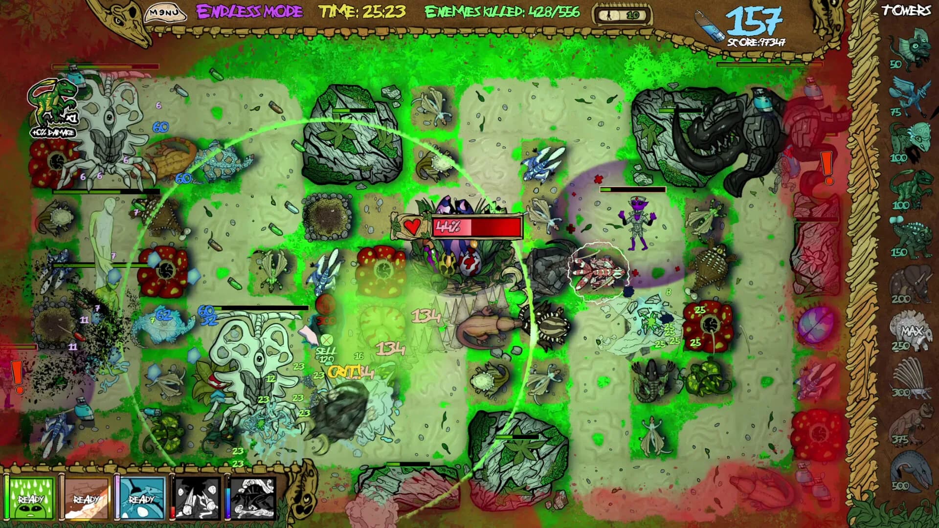 Dino V. Xeno - Tower Defense görsel 8