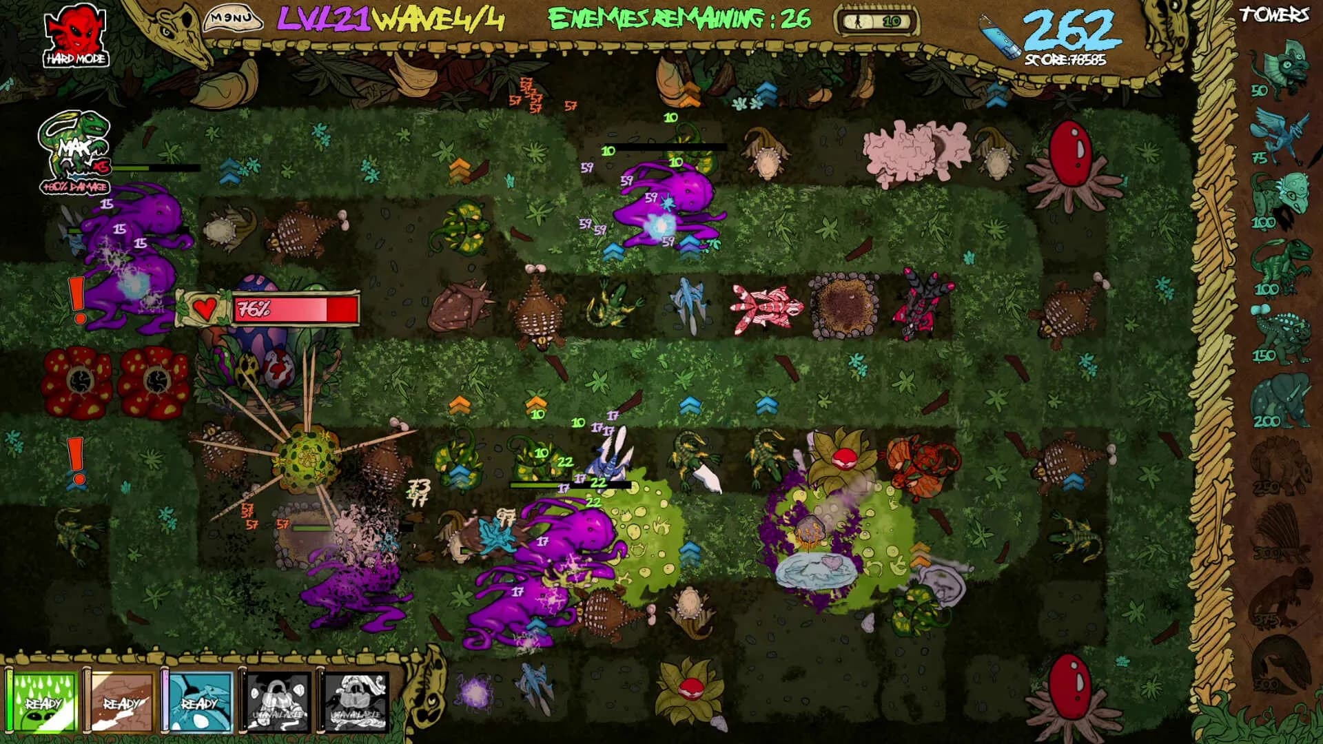 Dino V. Xeno - Tower Defense görsel 11