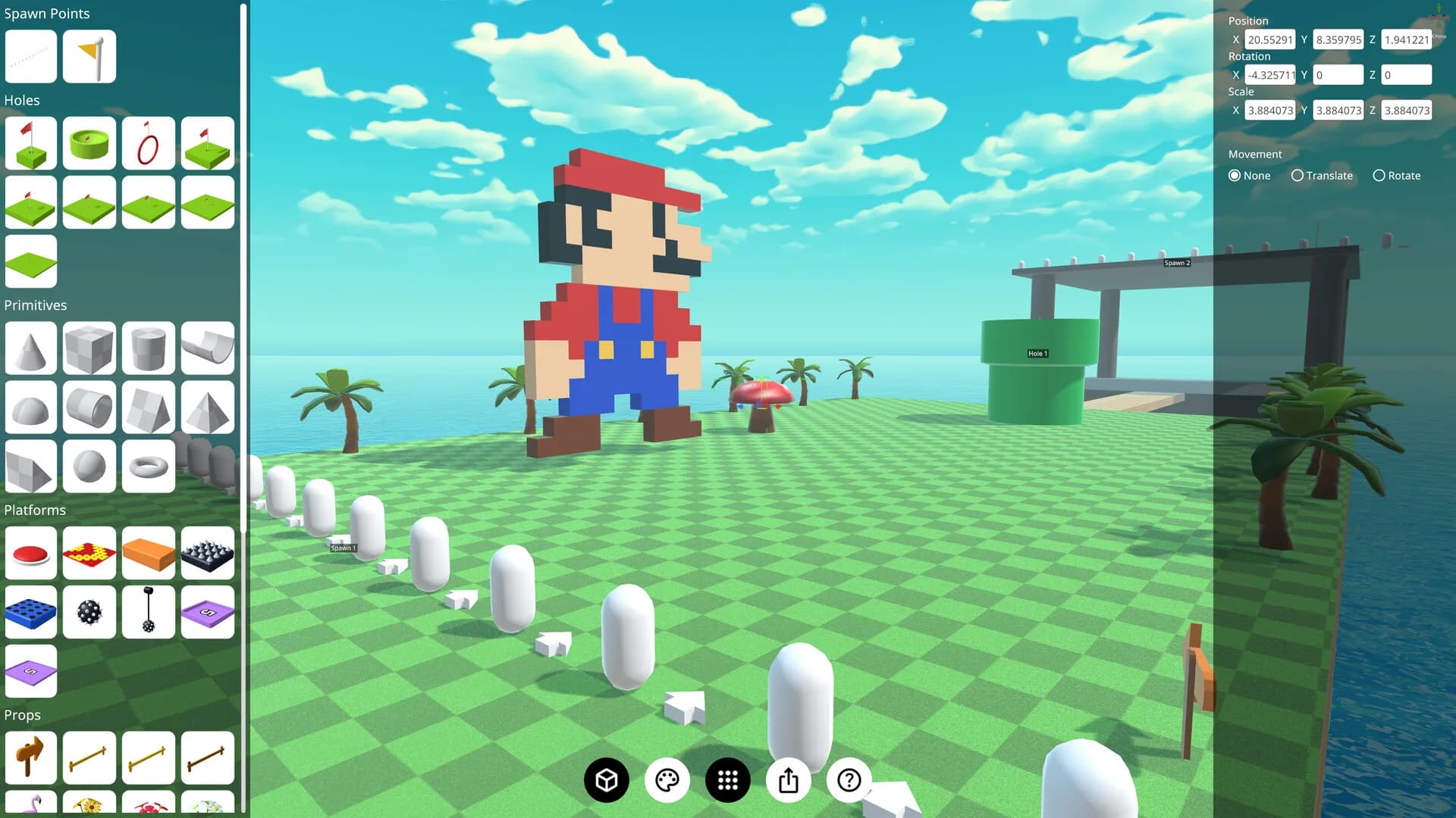 Multiplayer Platform Golf görsel 5