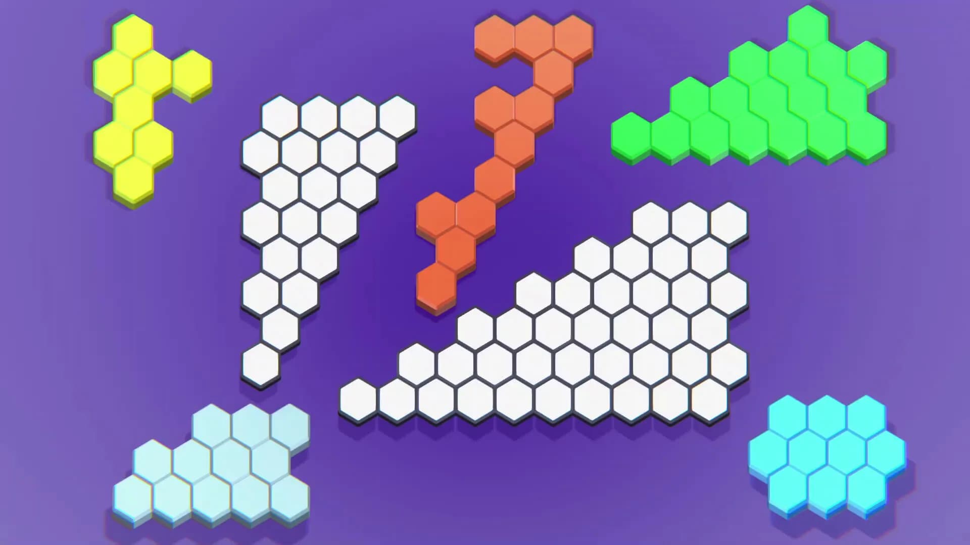 Hexagon Puzzle Blocks görsel 28