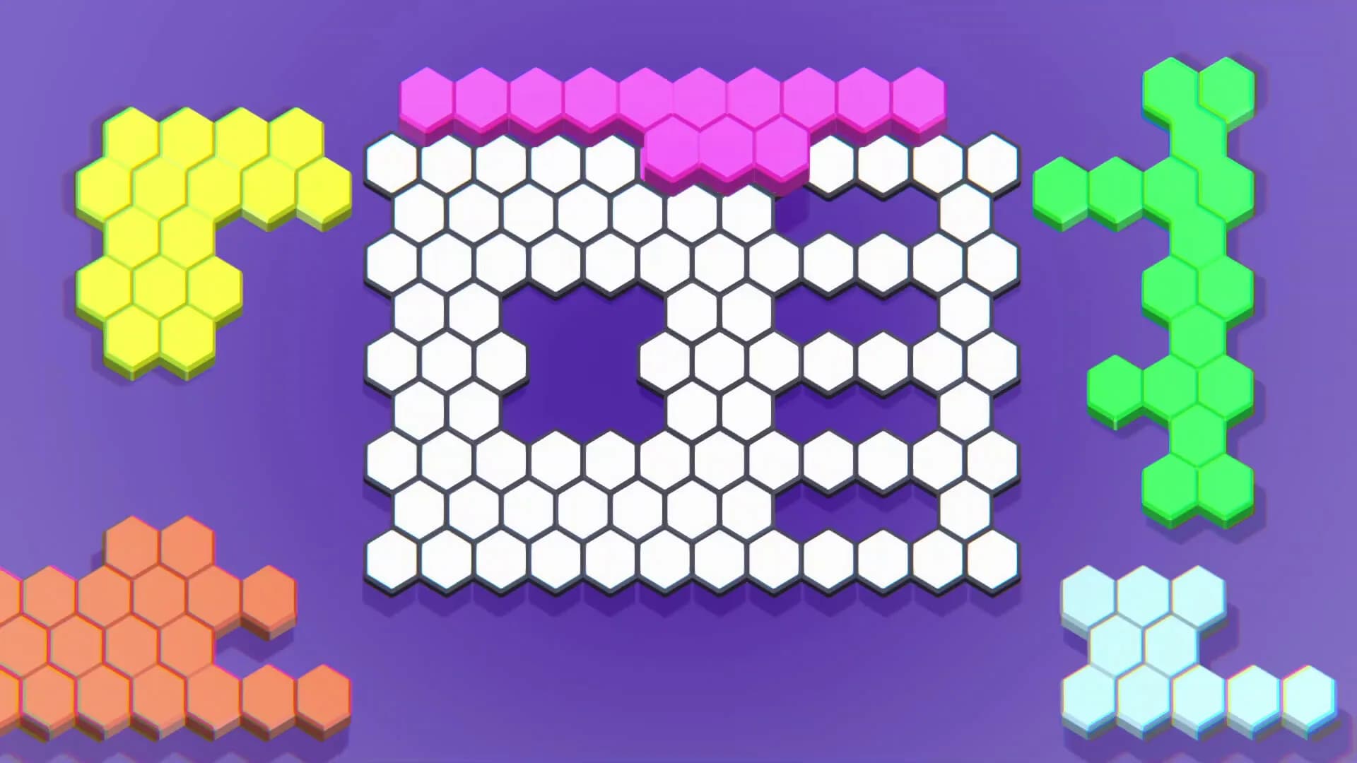 Hexagon Puzzle Blocks görsel 29