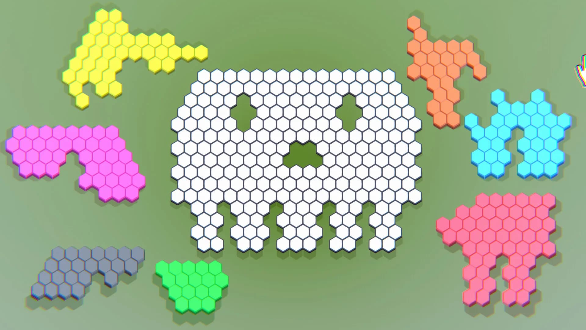 Hexagon Puzzle Blocks görsel 35