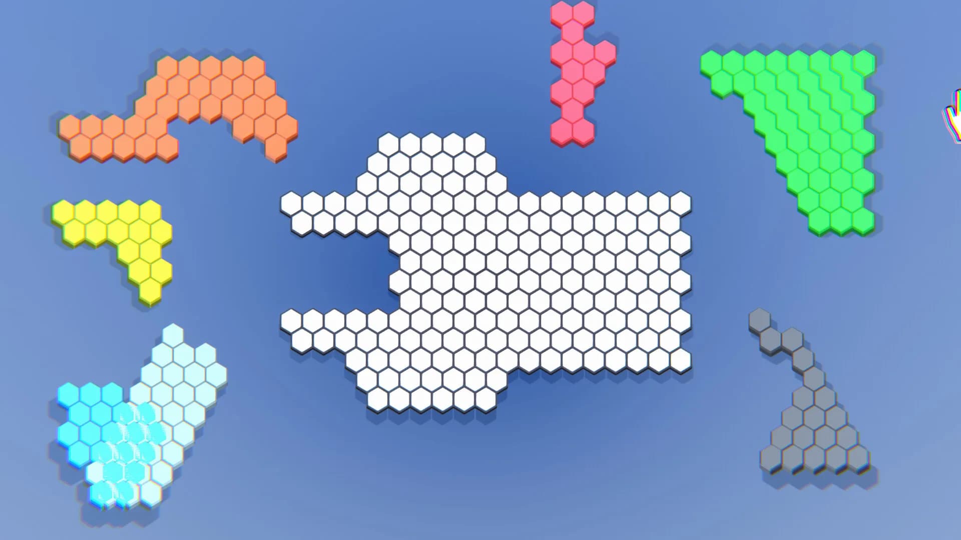 Hexagon Puzzle Blocks görsel 36