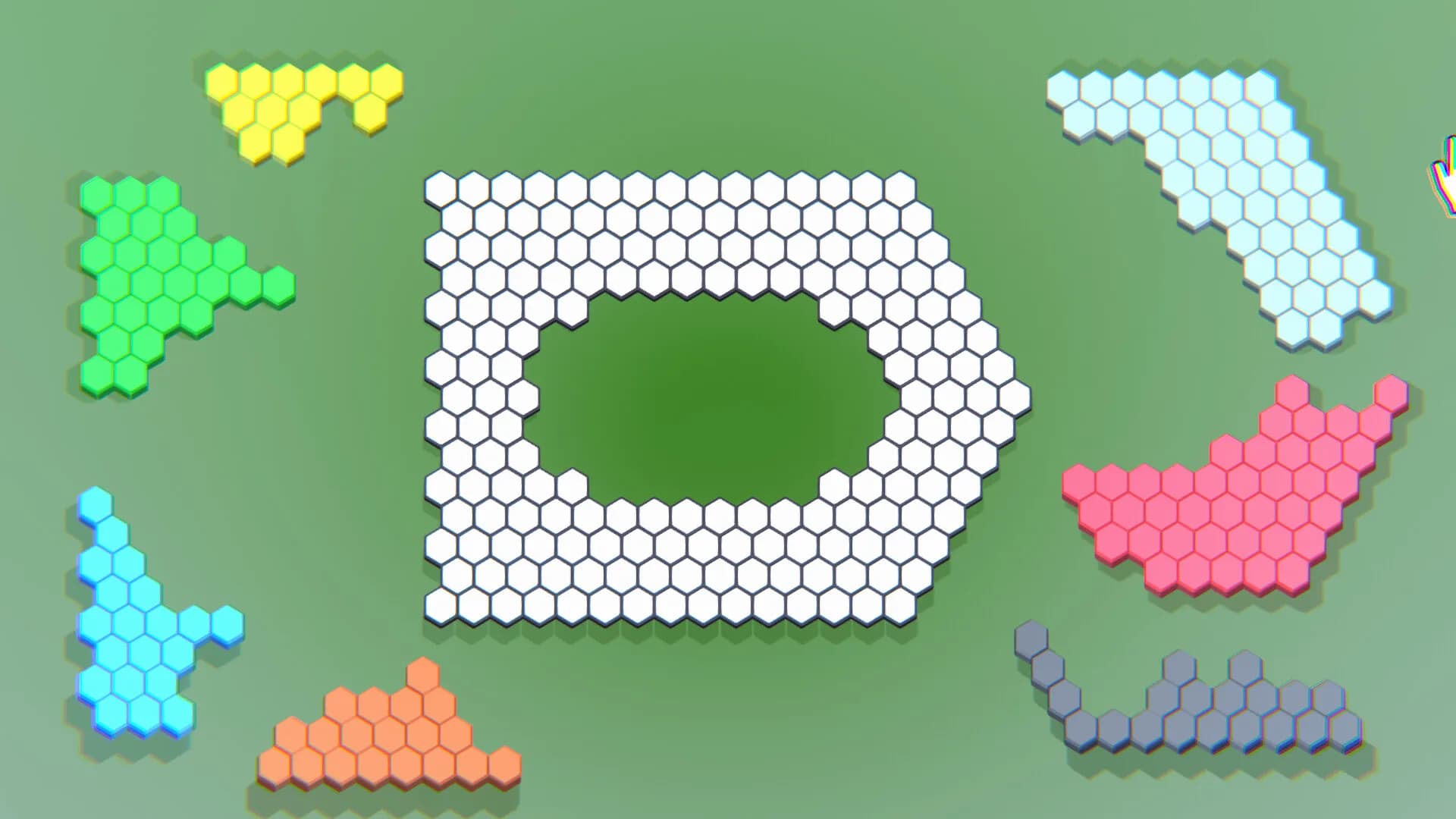 Hexagon Puzzle Blocks görsel 40