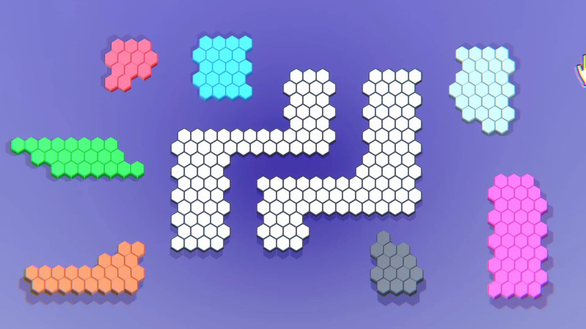 Hexagon Puzzle Blocks görsel 41