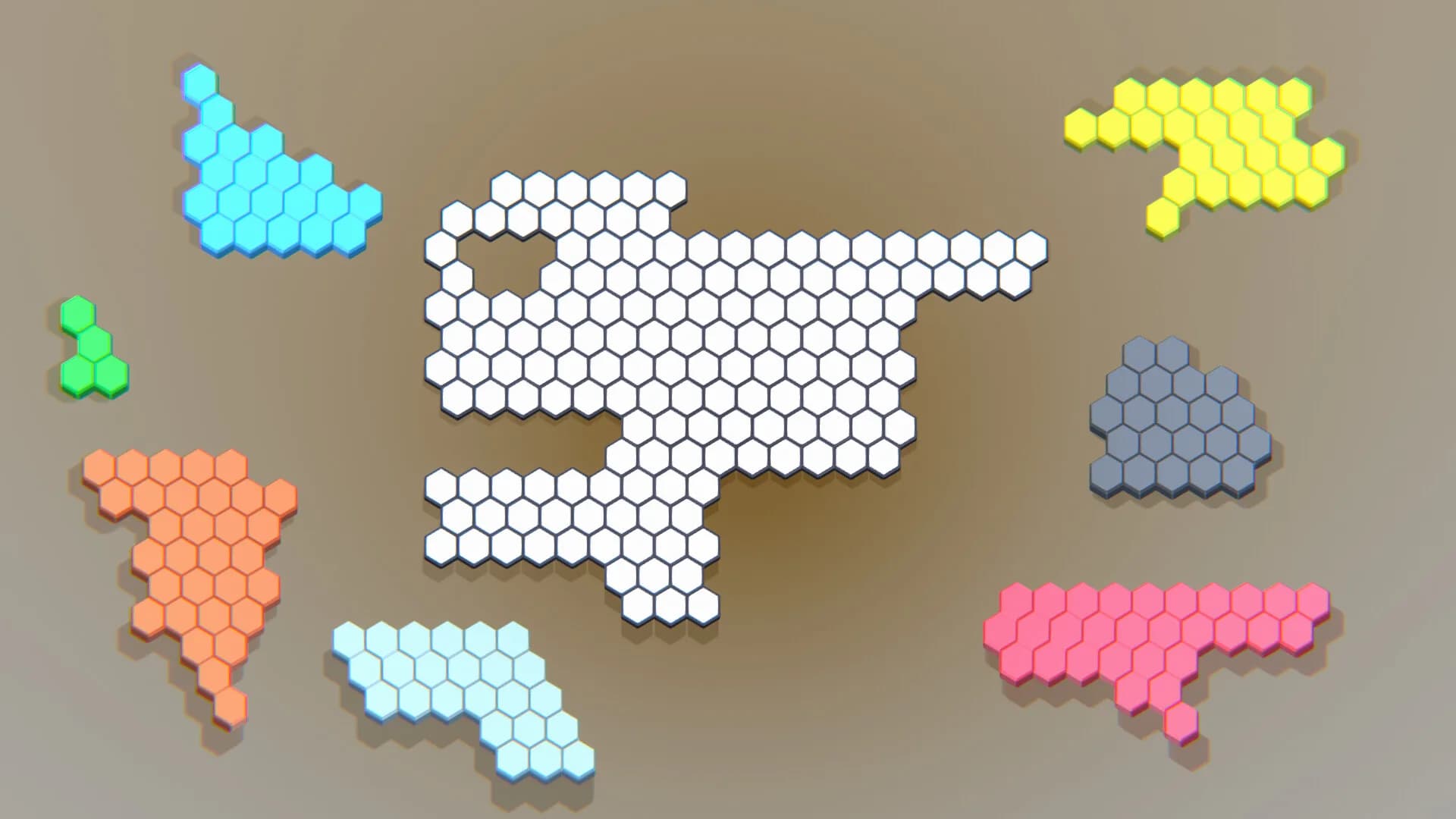 Hexagon Puzzle Blocks görsel 42
