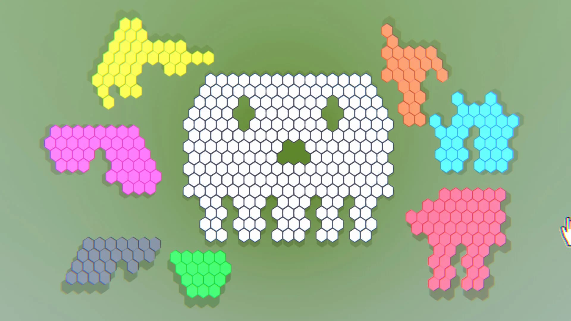 Hexagon Puzzle Blocks görsel 45