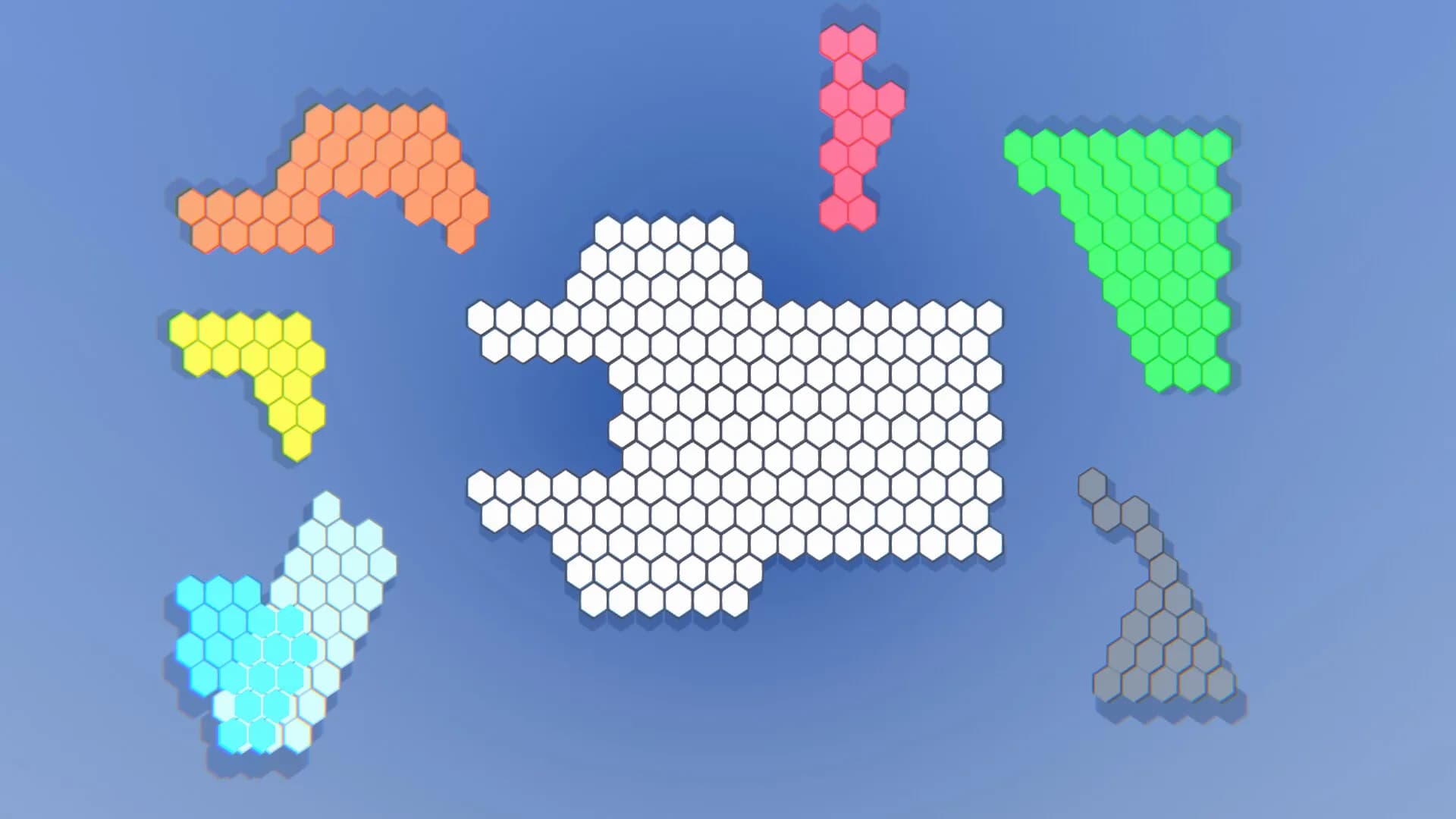 Hexagon Puzzle Blocks görsel 46