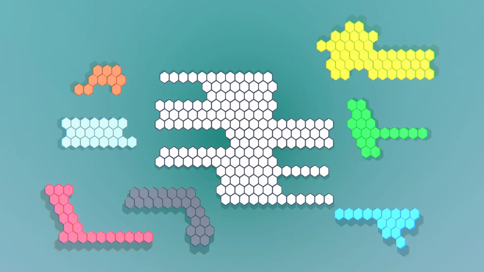 Hexagon Puzzle Blocks görsel 48
