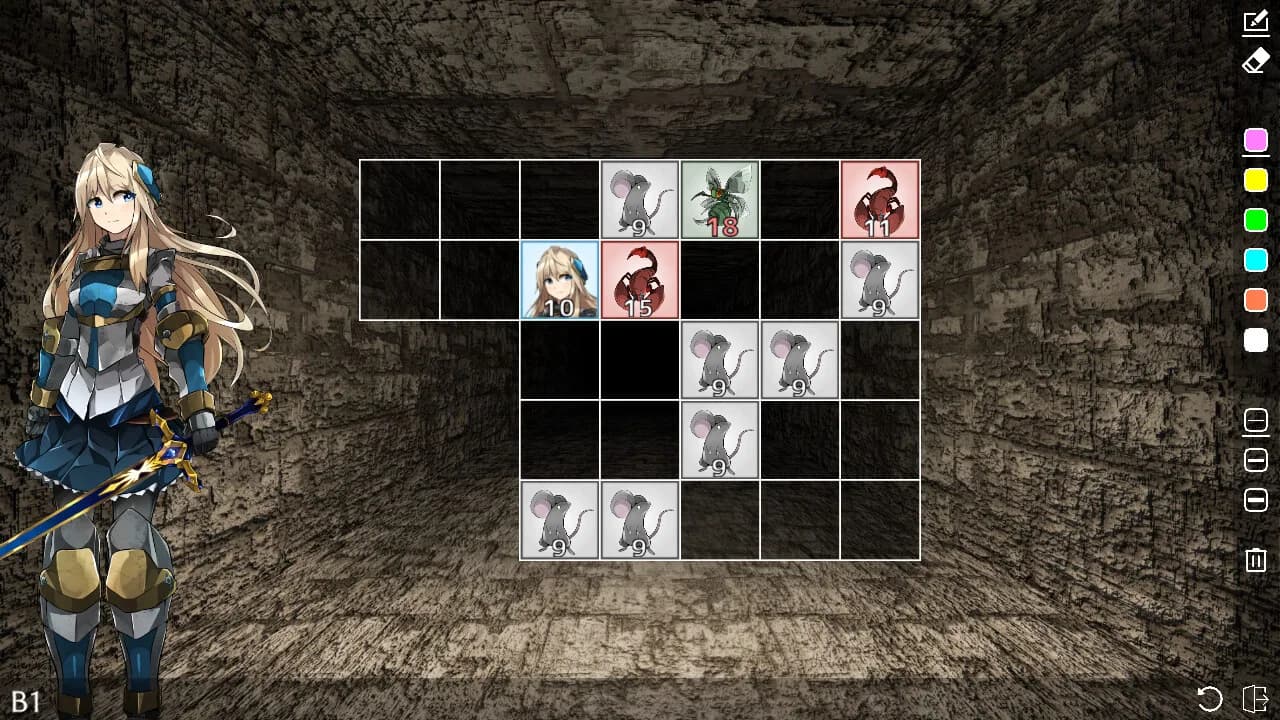 Dungeon in Grid Puzzles görsel 2