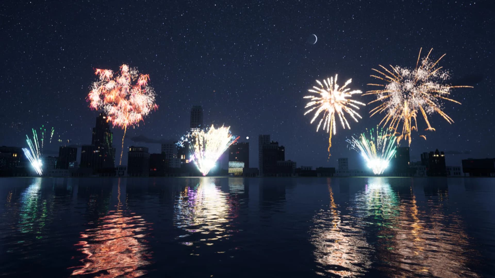 鞭炮&烟花：春节模拟器Firecrackers&fireworks：china new year simulation görsel 9