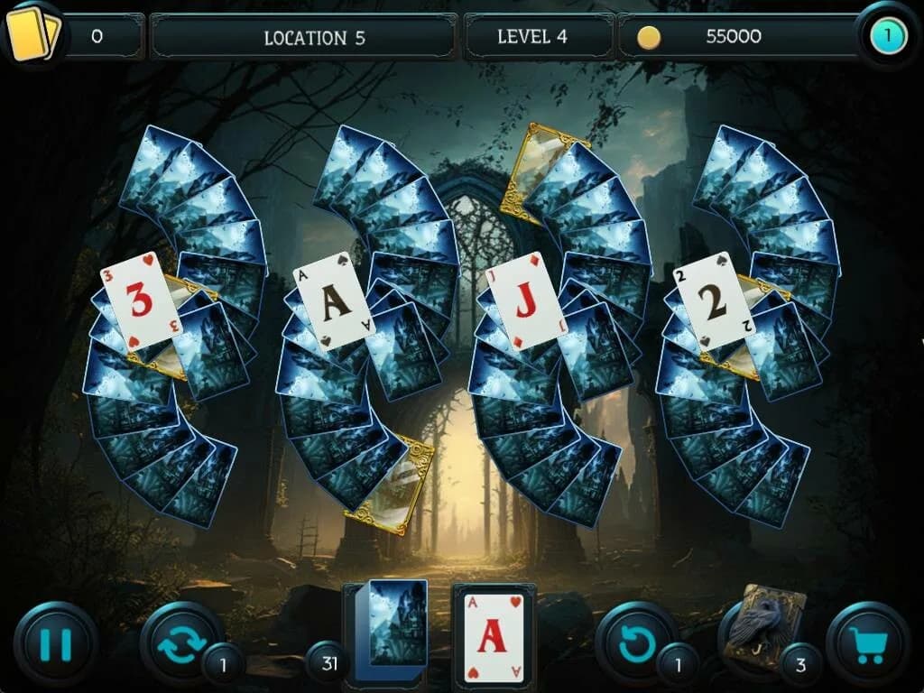 Mystery Solitaire. The Black Raven 5 görsel 6