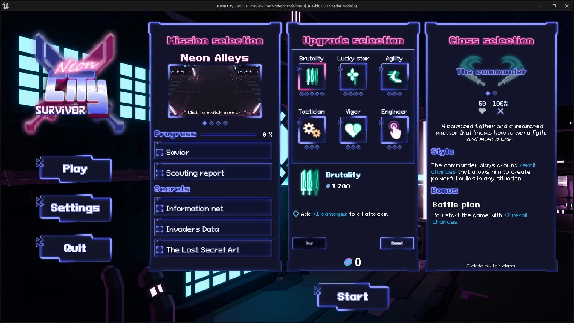 Neon City Survivor görsel 4