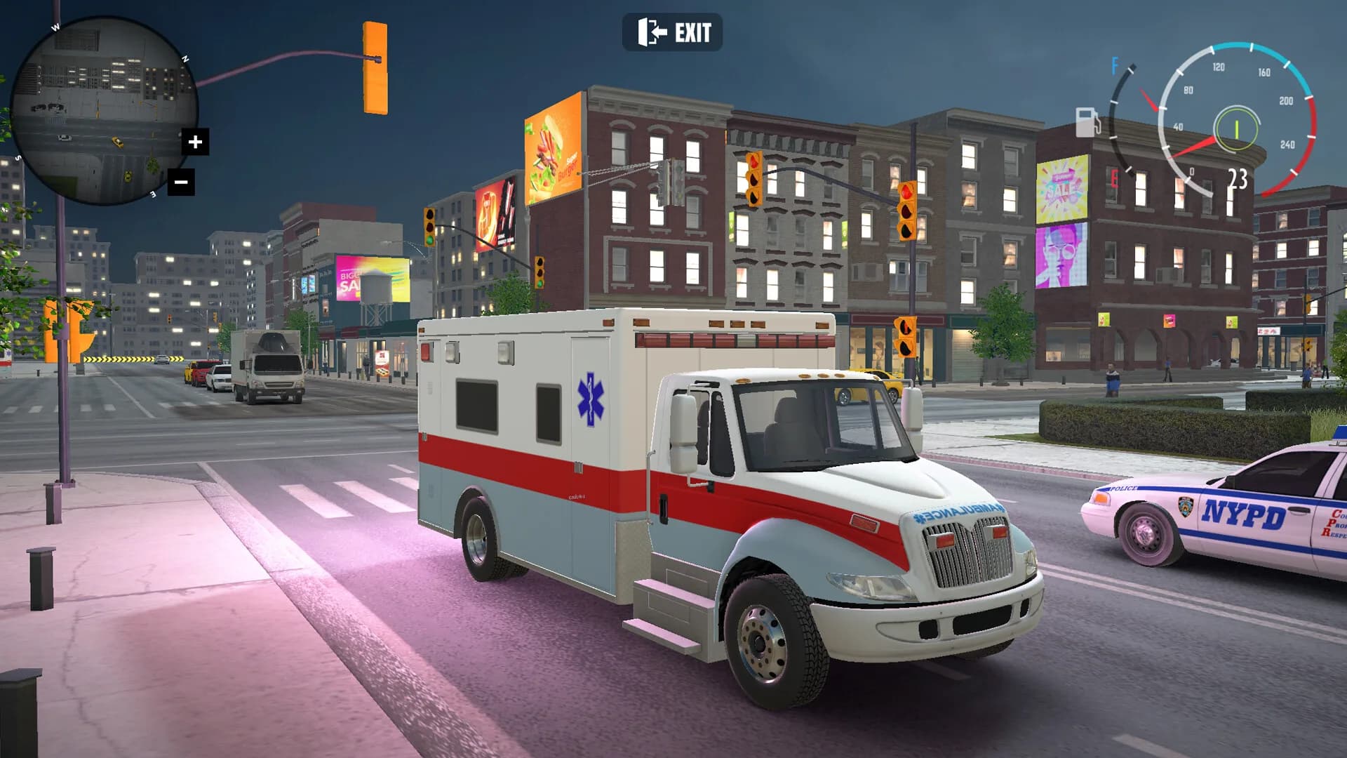 City Ambulance Car Driving görsel 3