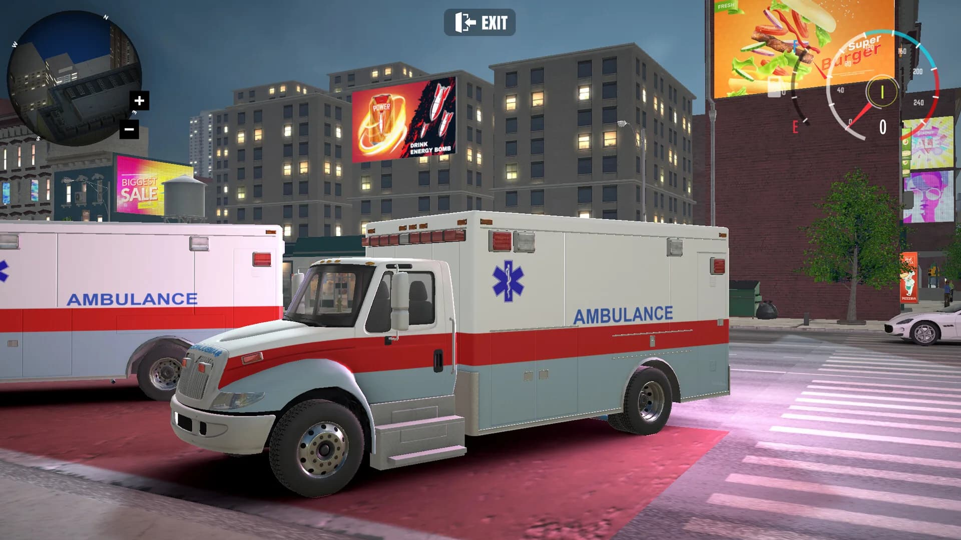 City Ambulance Car Driving görsel 4