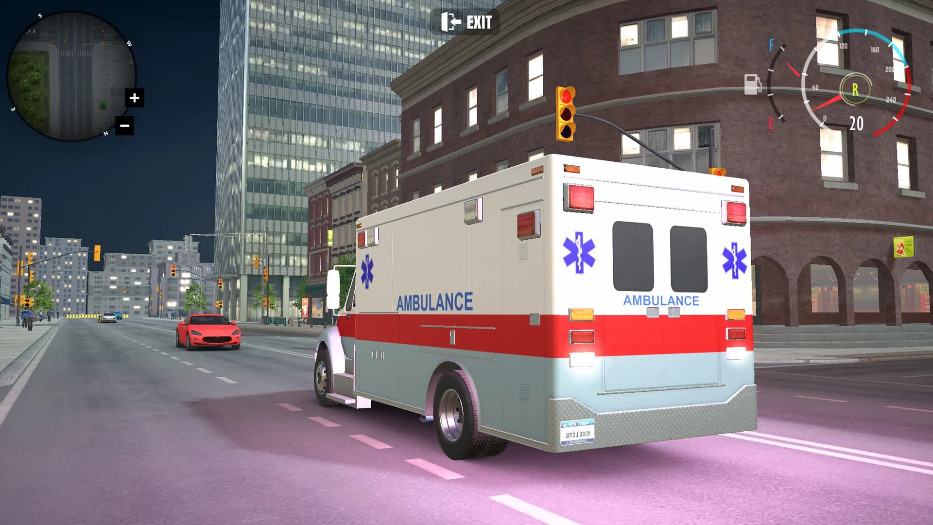 City Ambulance Car Driving görsel 5