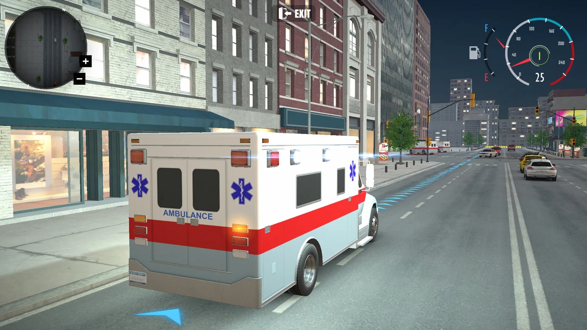 City Ambulance Car Driving görsel 7