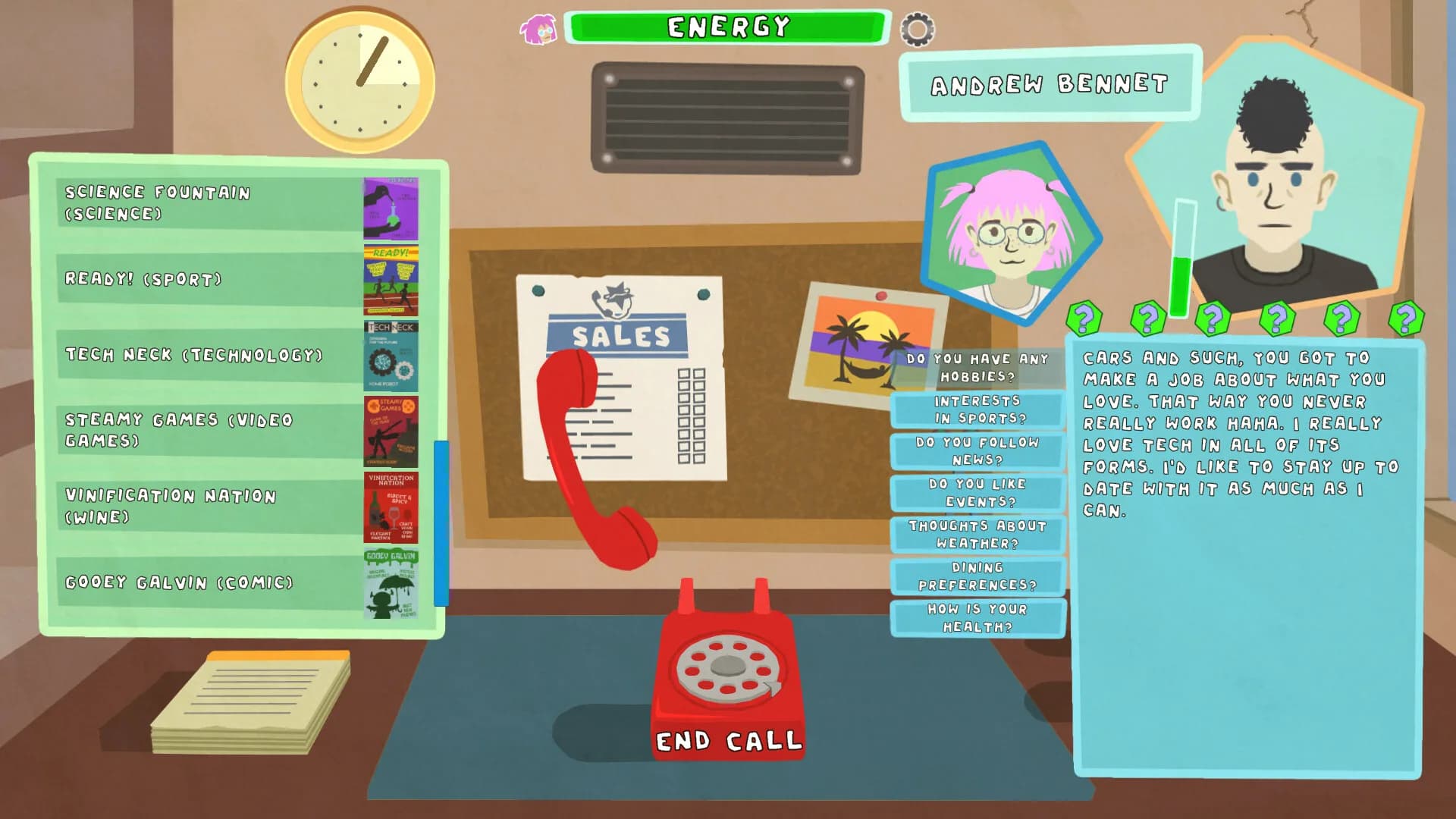 My Summer Jobs: Dialing for Dreams! görsel 2