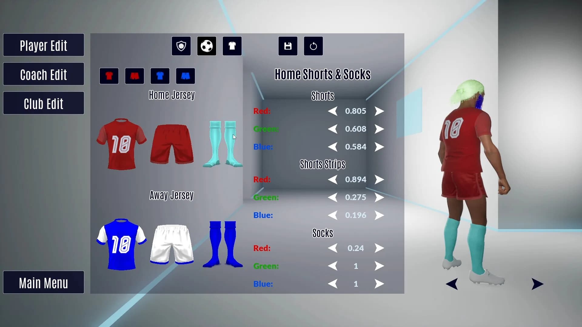 Soccer Footballers Tactics görsel 8
