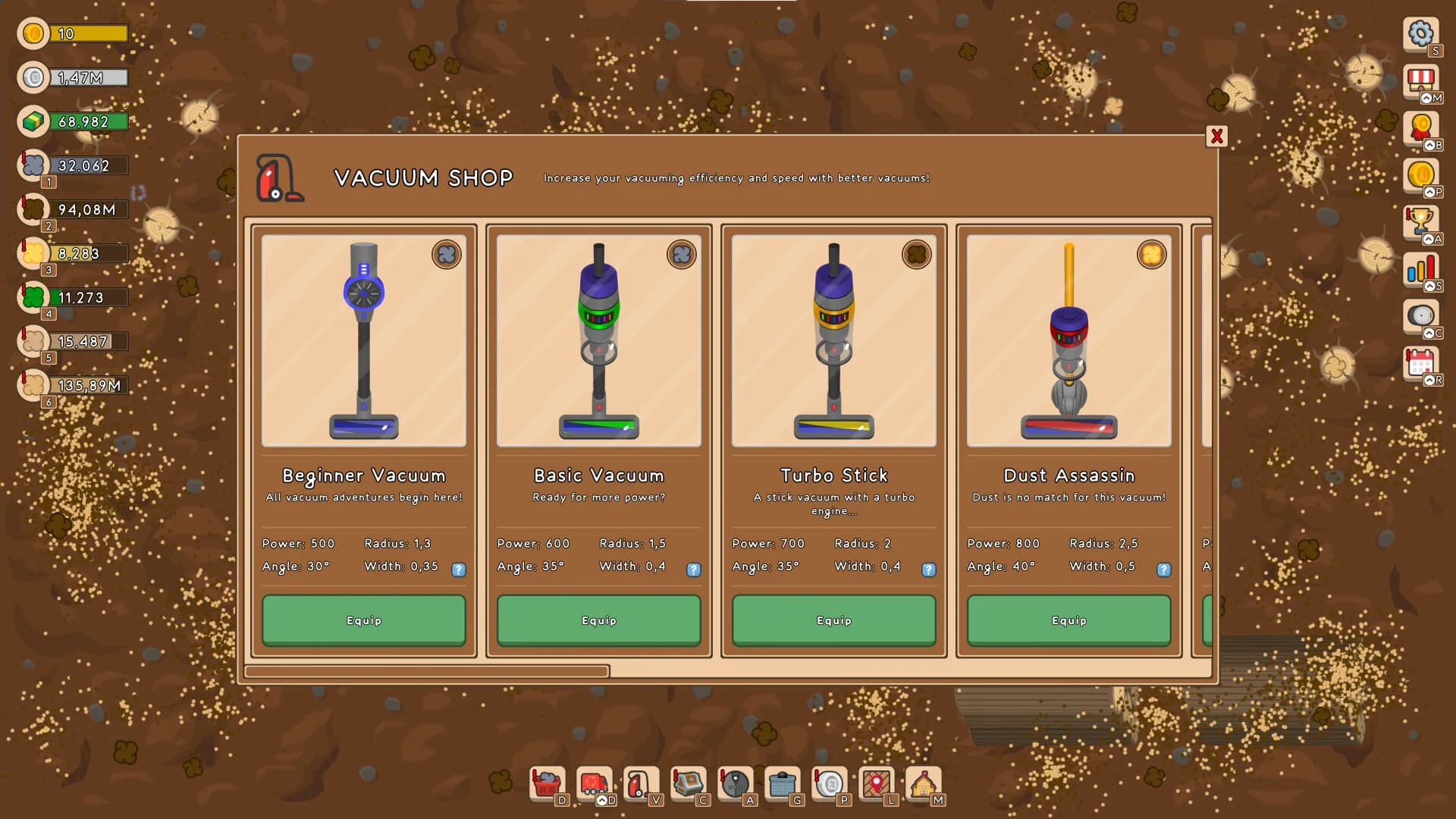 Vacuum Warrior - Idle Game görsel 6