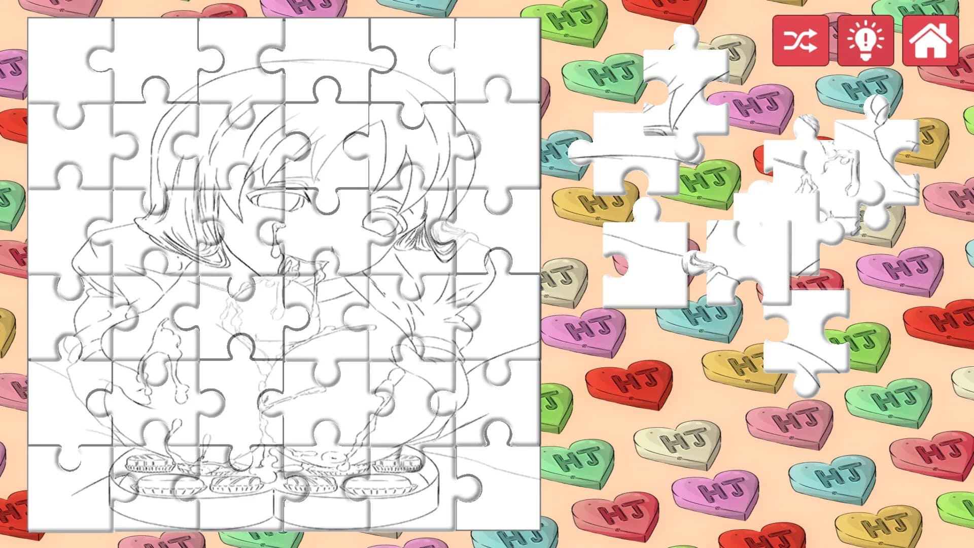 Hentai Jigsaw Puzzle Collection: Valentine’s Edition görsel 6