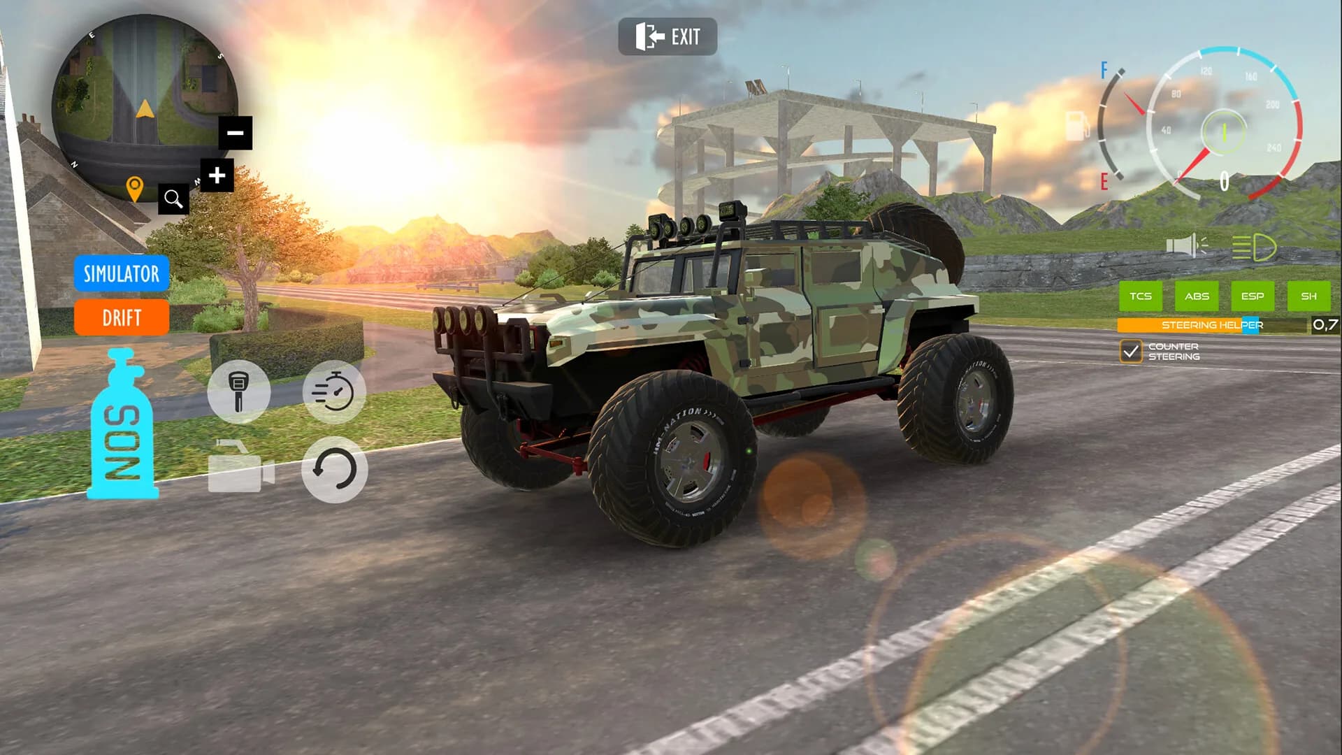 Offroad Jeep 4x4: Car Driving Simulator görsel 3