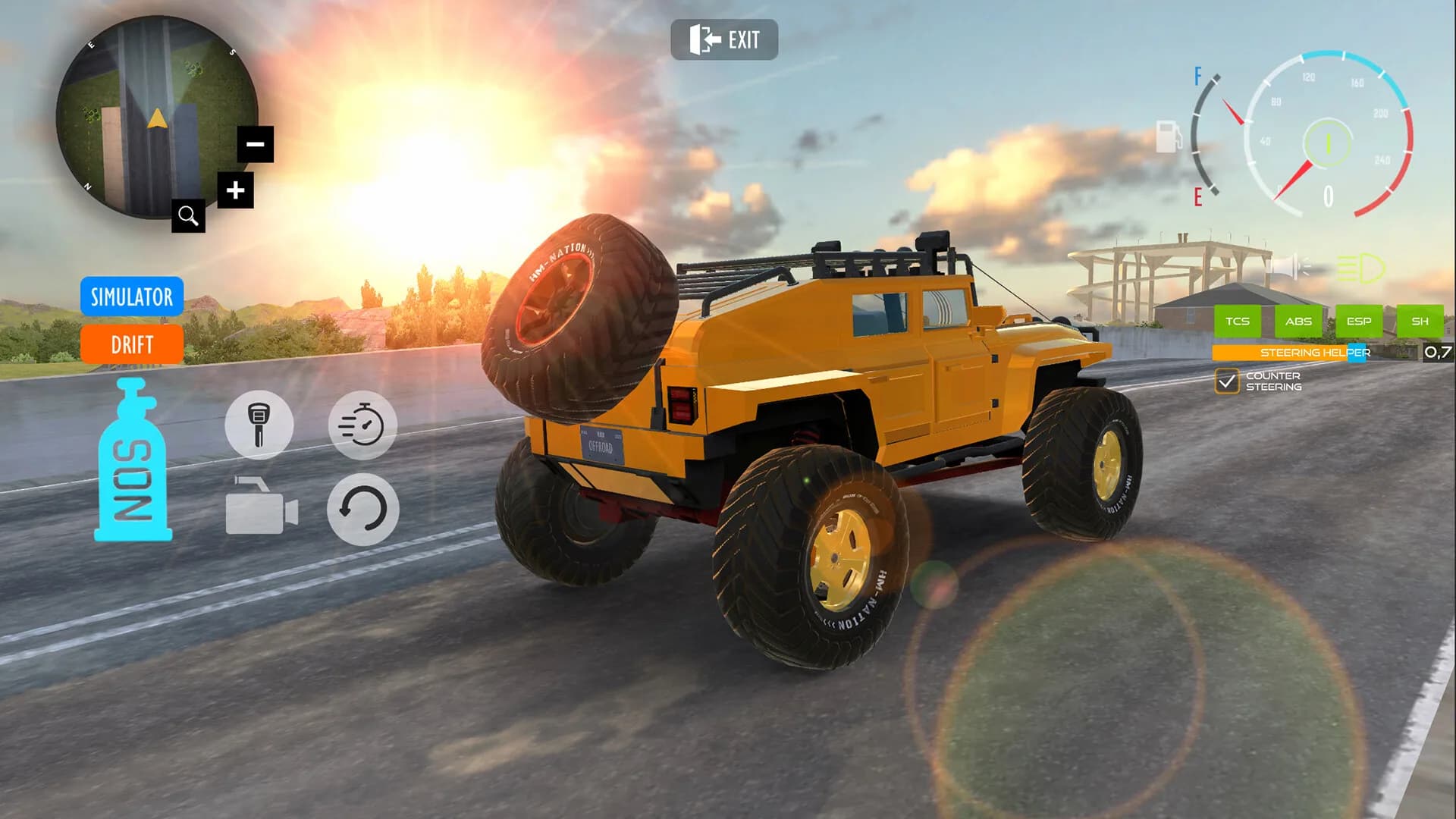 Offroad Jeep 4x4: Car Driving Simulator görsel 4