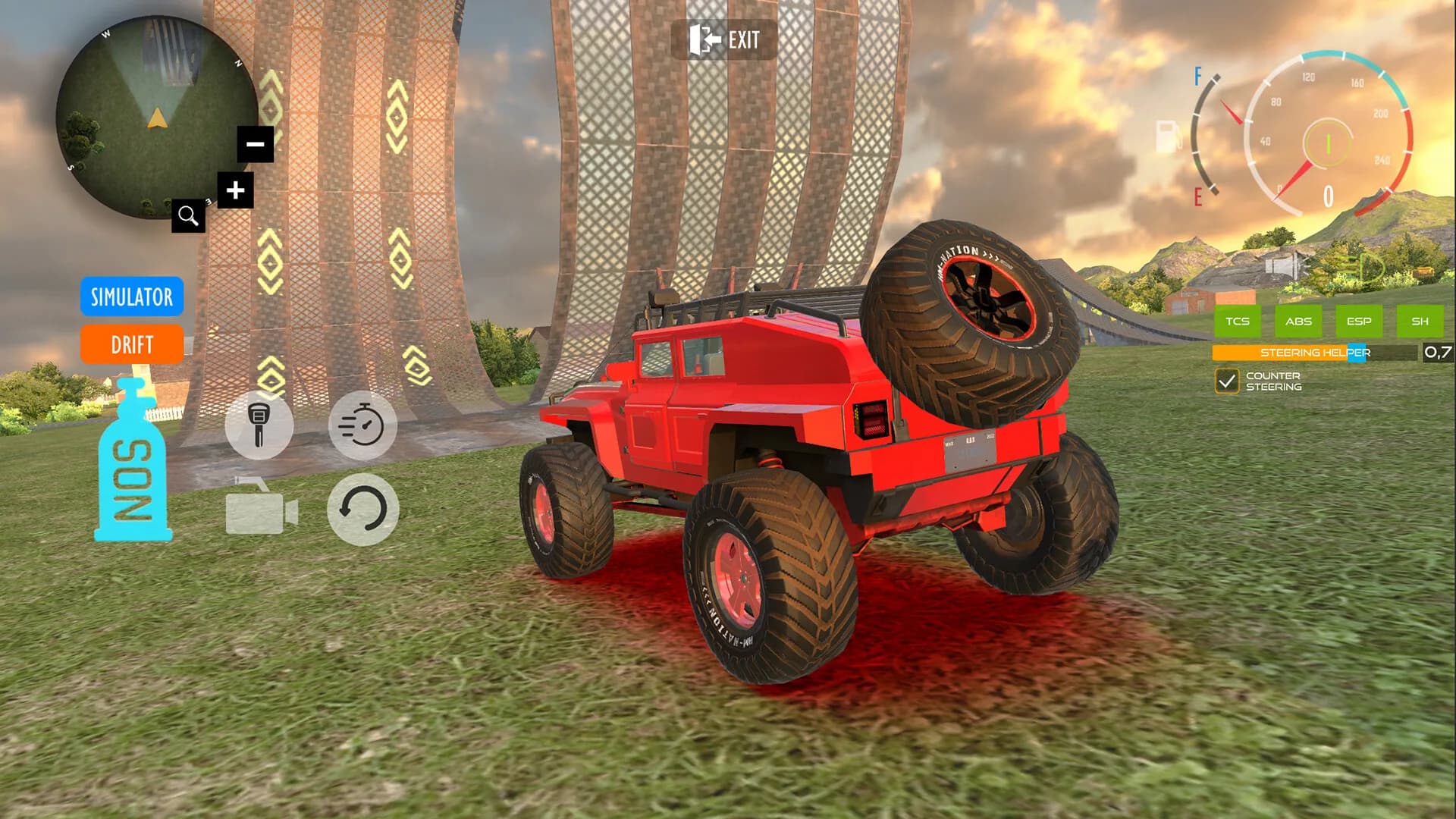 Offroad Jeep 4x4: Car Driving Simulator görsel 6