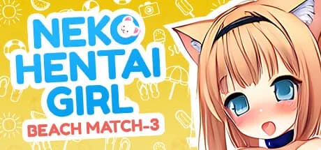 Neko Hentai Girl: Beach Match-3