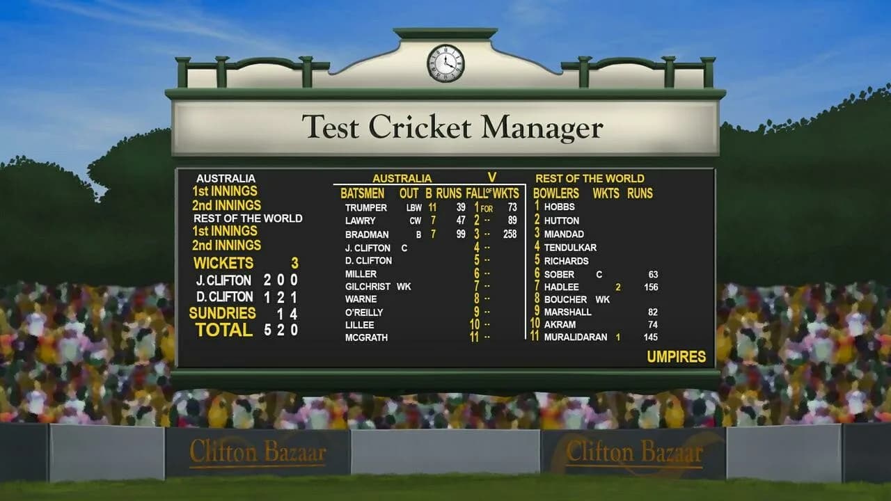 Test Cricket Manager görsel 11