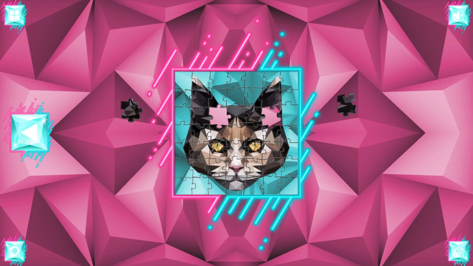 Poly Jigsaw: Cats görsel 3