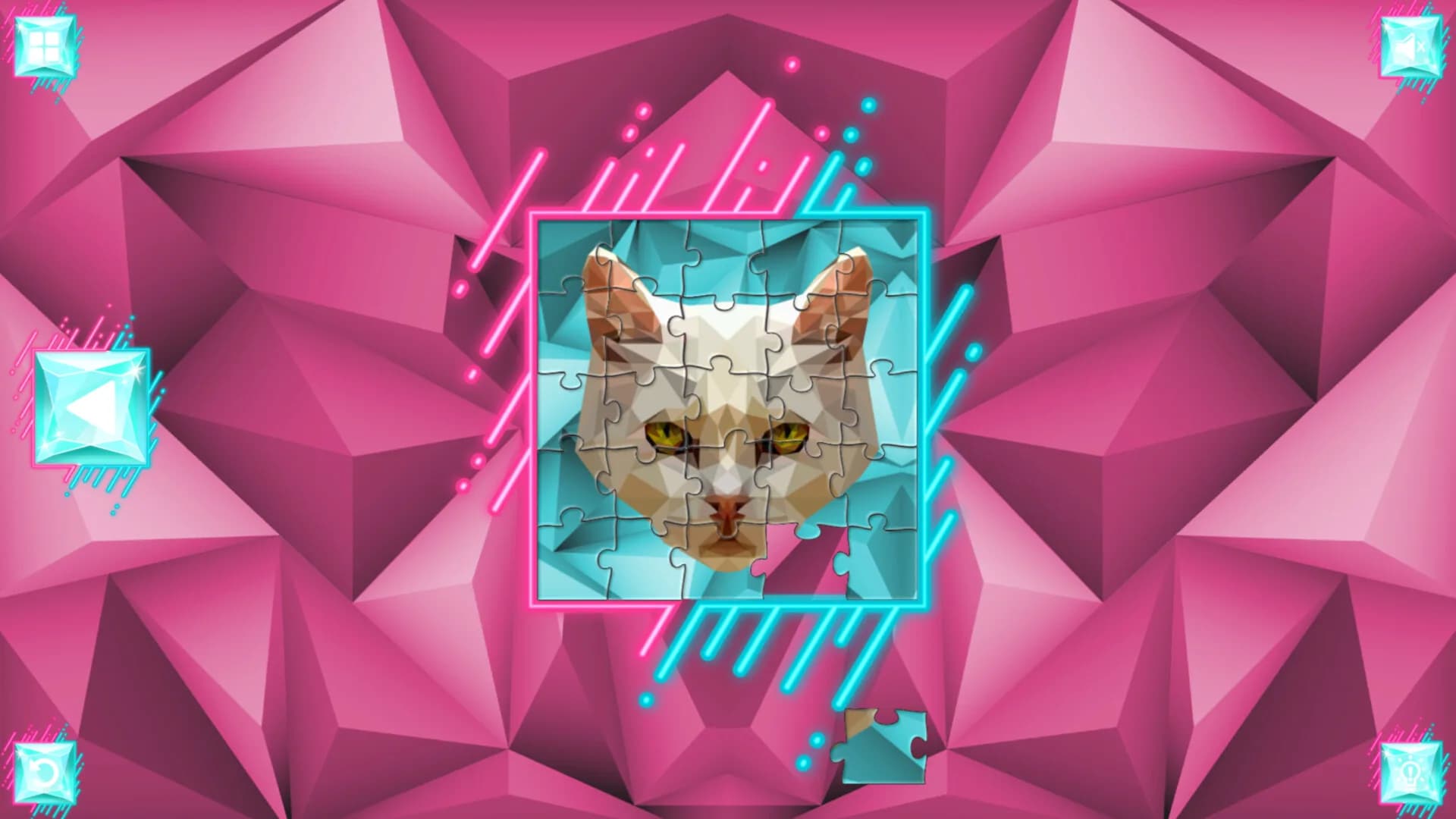 Poly Jigsaw: Cats görsel 5