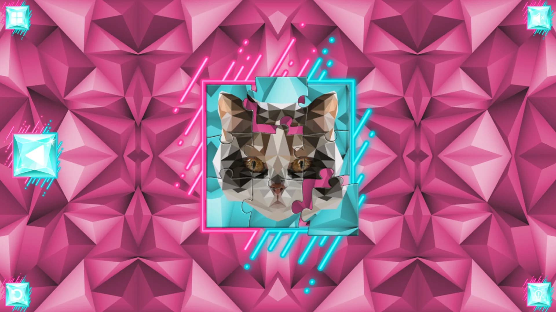 Poly Jigsaw: Cats görsel 6