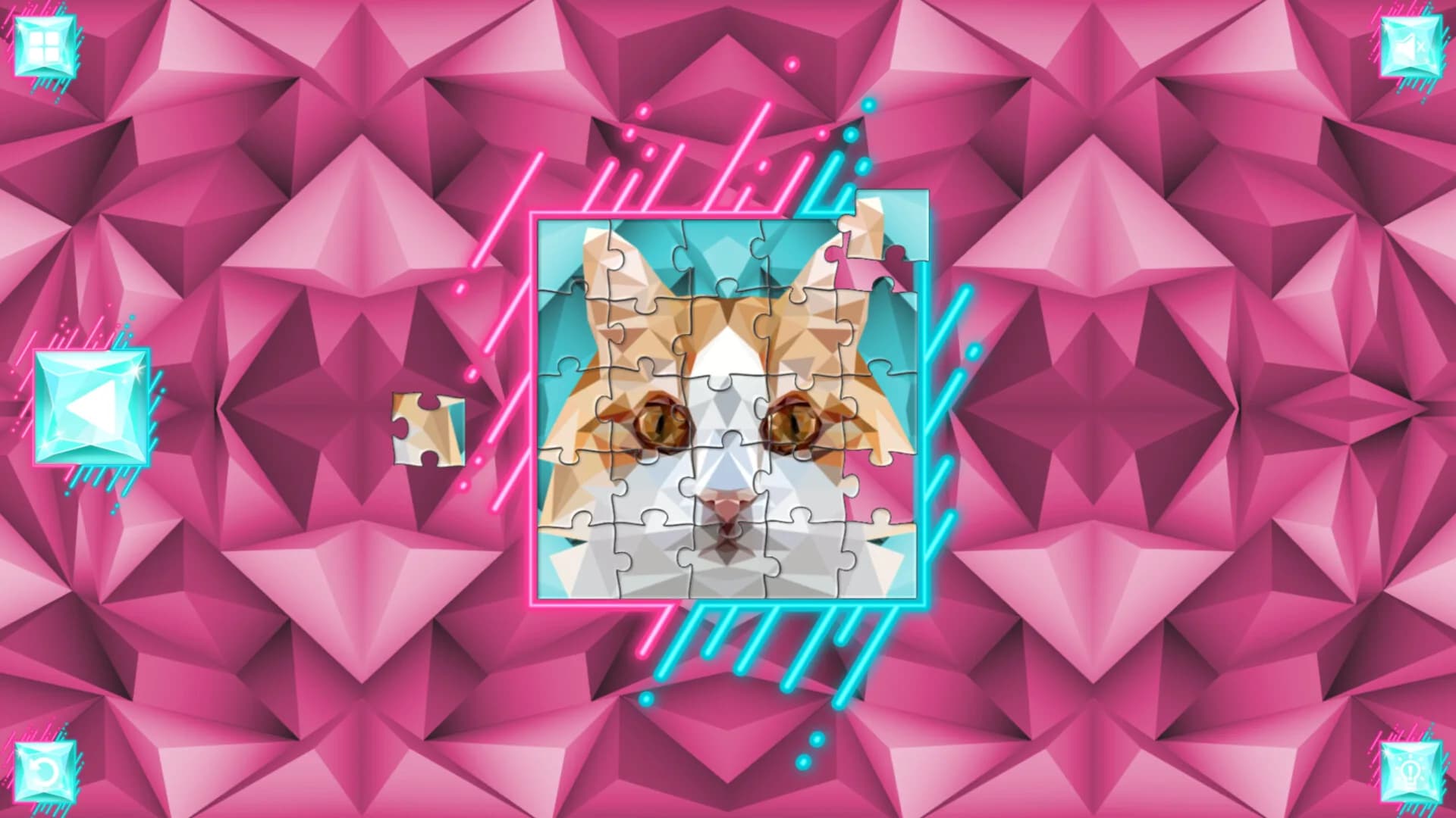 Poly Jigsaw: Cats görsel 7