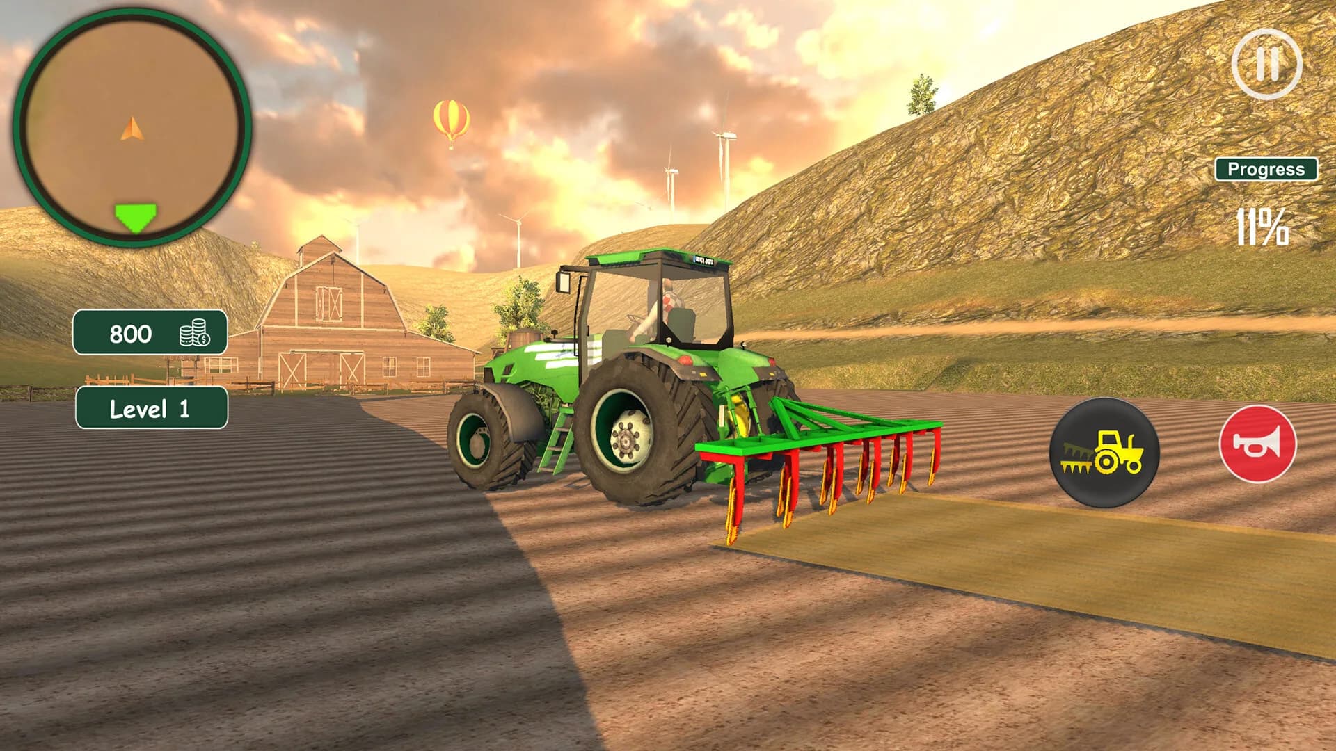 Farming Tractor Simulator: Big Farm görsel 3