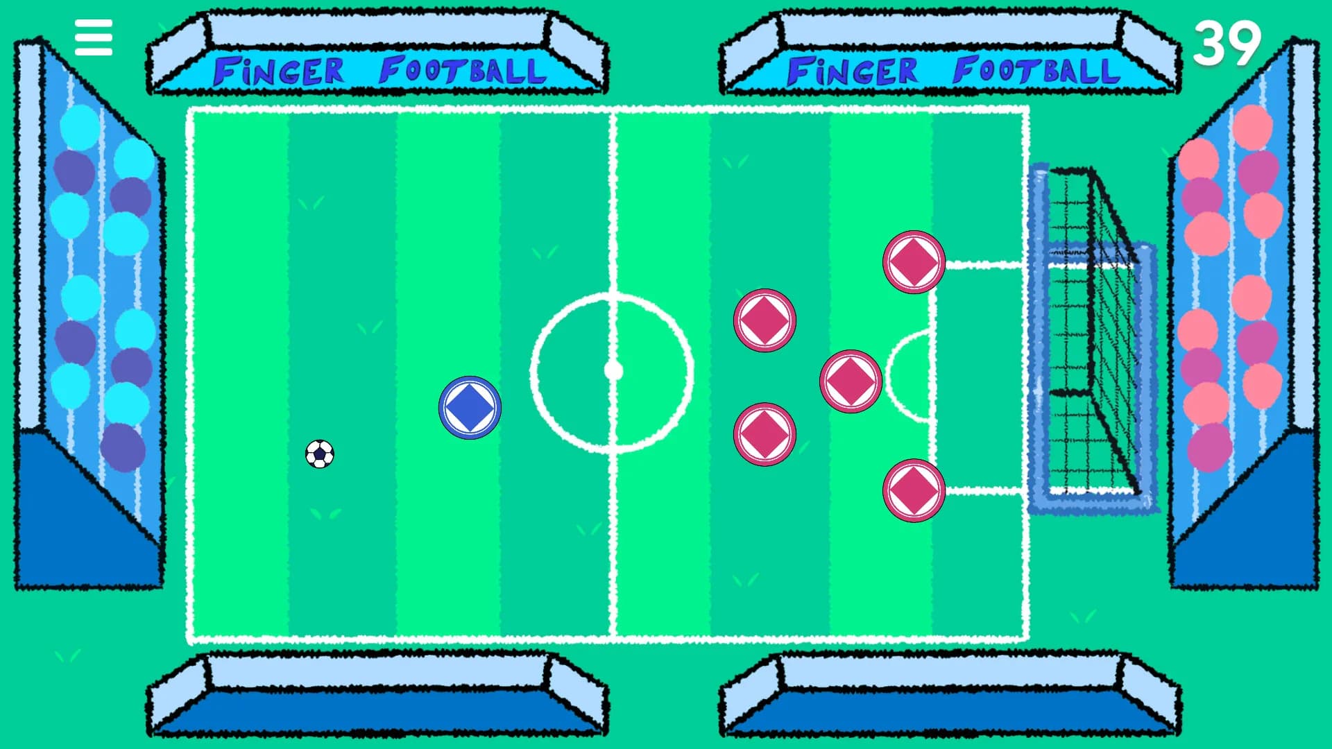 Finger Football: Goal in One görsel 2