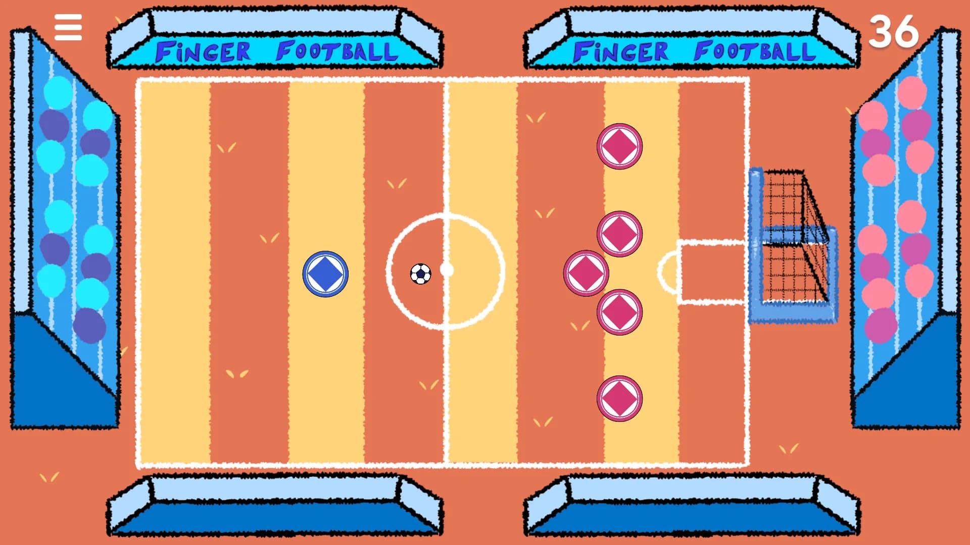 Finger Football: Goal in One görsel 3