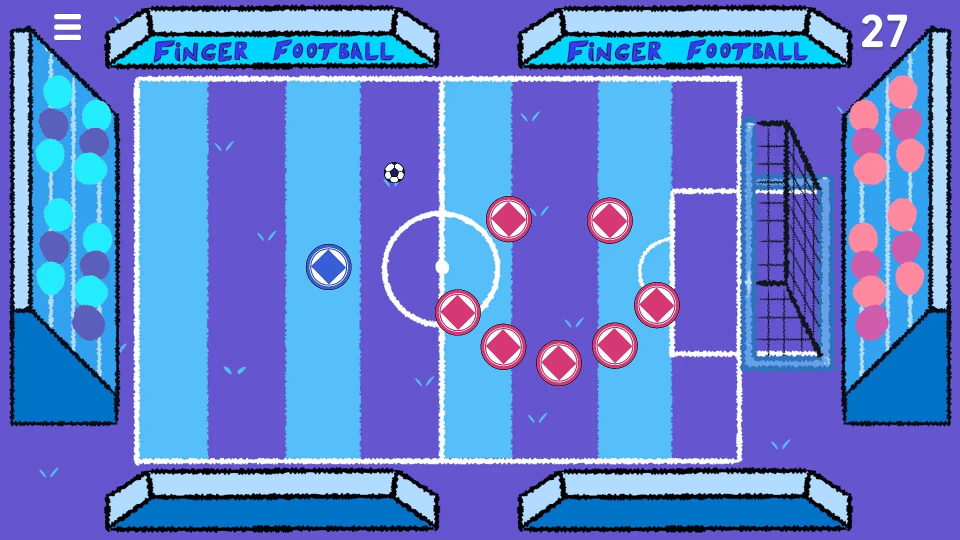 Finger Football: Goal in One görsel 4