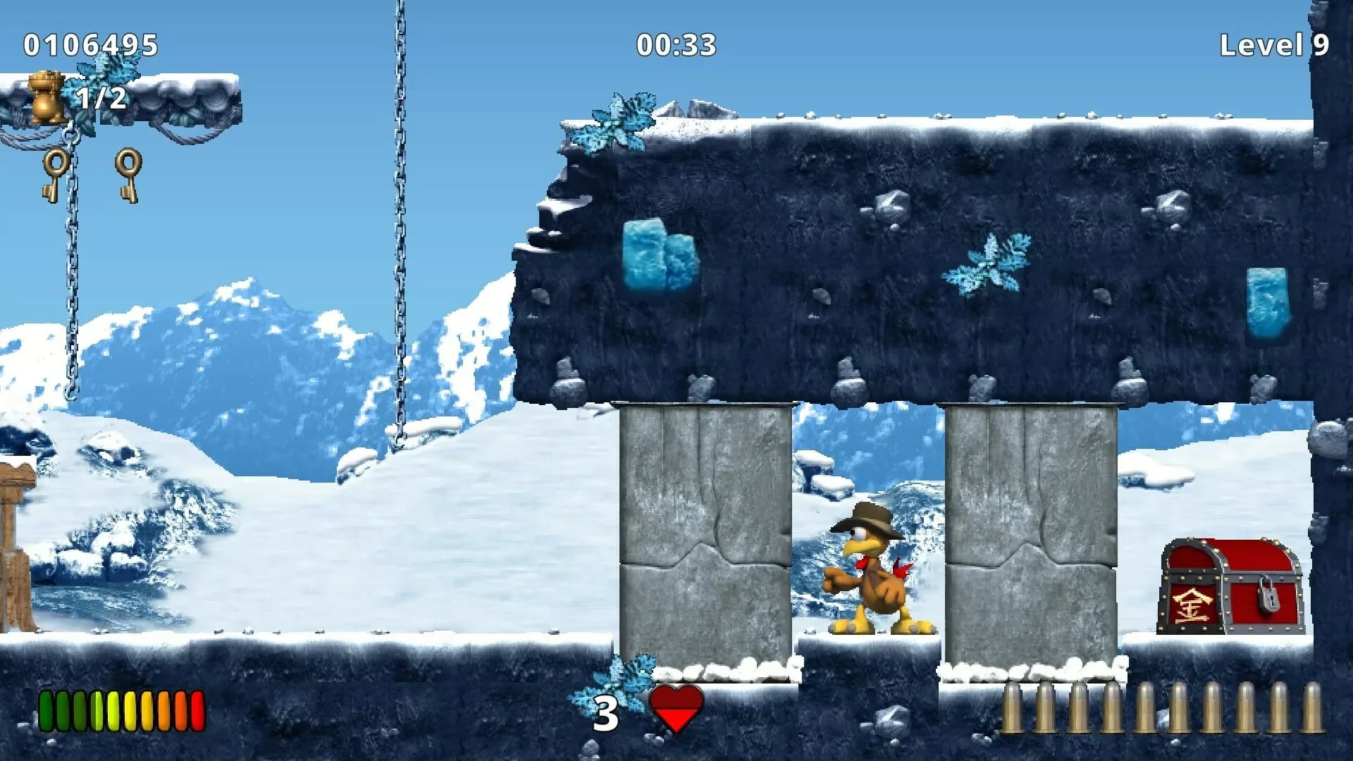 Moorhuhn Jump and Run 'Traps and Treasures 2' görsel 5