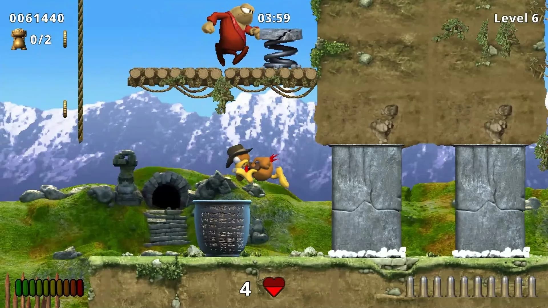 Moorhuhn Jump and Run 'Traps and Treasures 2' görsel 9