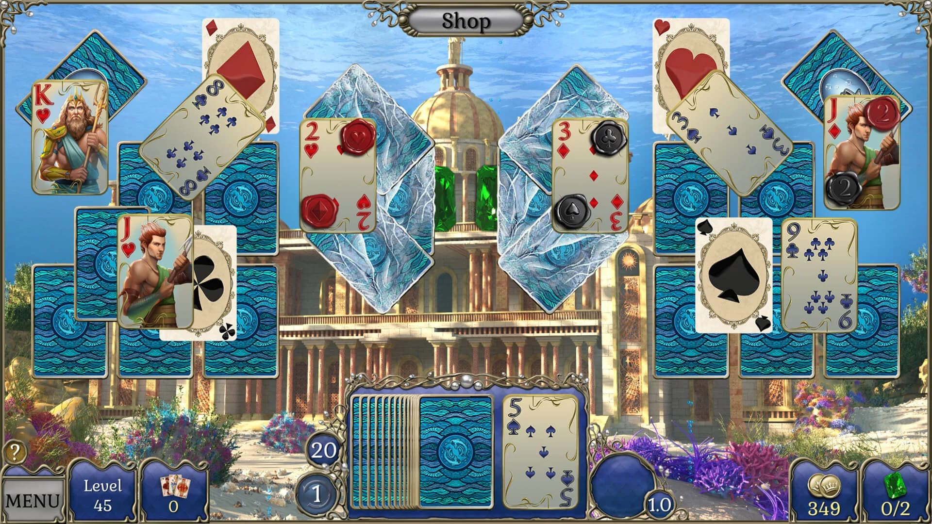 Jewel Match Atlantis Solitaire 4 - Collector's Edition görsel 2