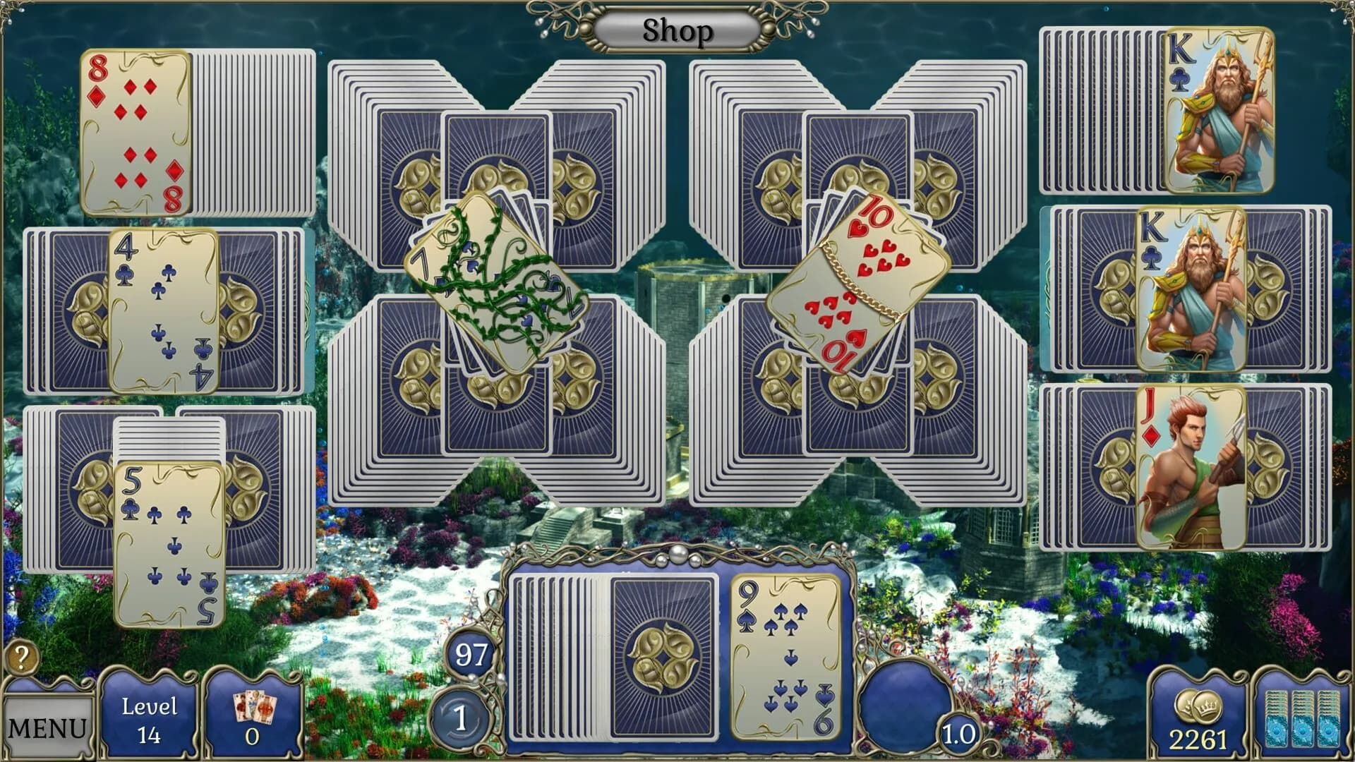Jewel Match Atlantis Solitaire 4 - Collector's Edition görsel 3