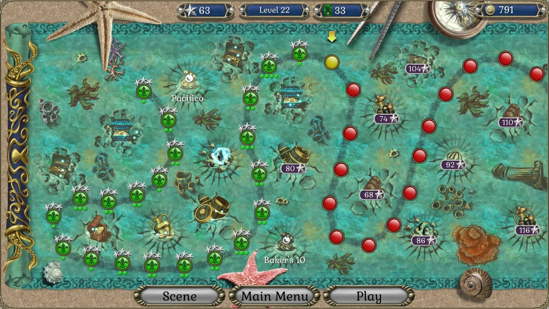 Jewel Match Atlantis Solitaire 4 - Collector's Edition görsel 5