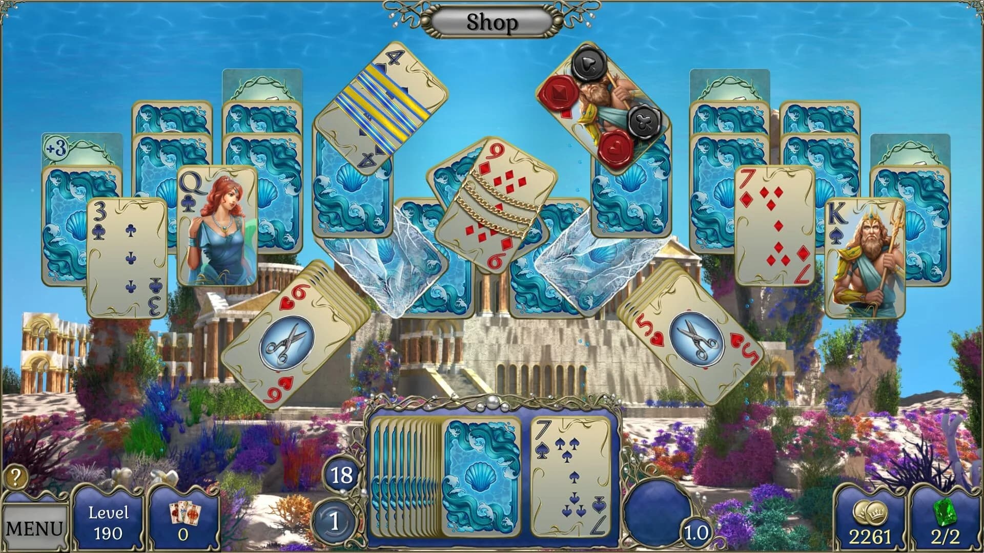 Jewel Match Atlantis Solitaire 4 - Collector's Edition görsel 7