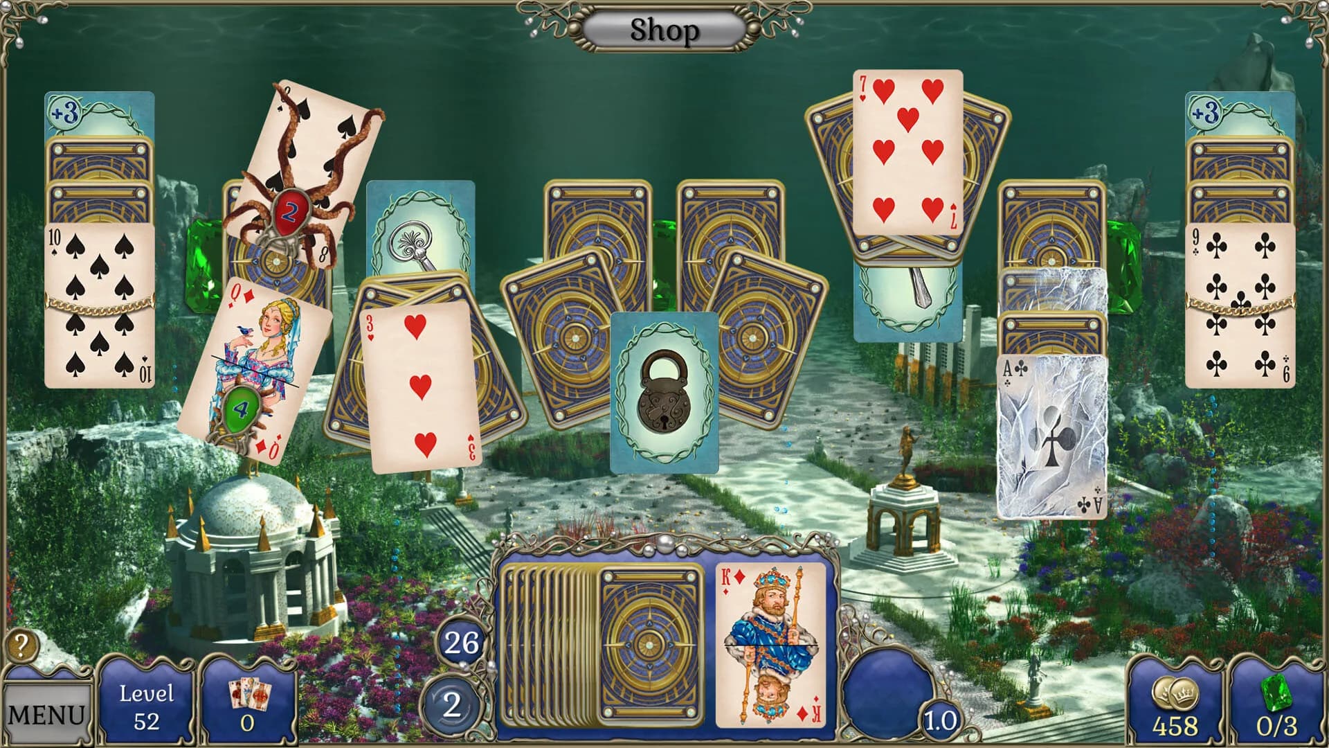 Jewel Match Atlantis Solitaire 4 - Collector's Edition görsel 8