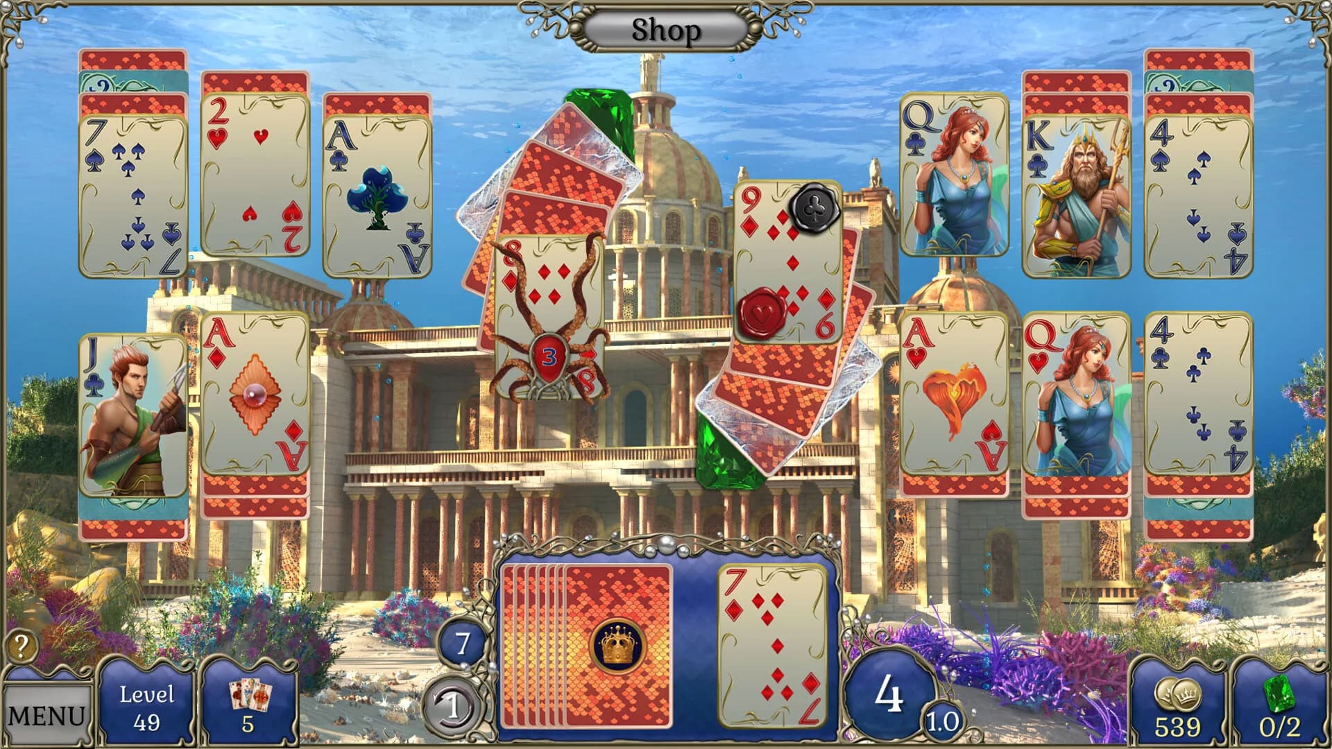 Jewel Match Atlantis Solitaire 4 - Collector's Edition görsel 11
