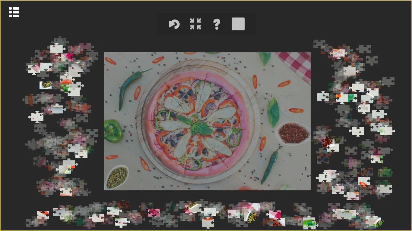Jigsaw Puzzle Delicious Foods görsel 3